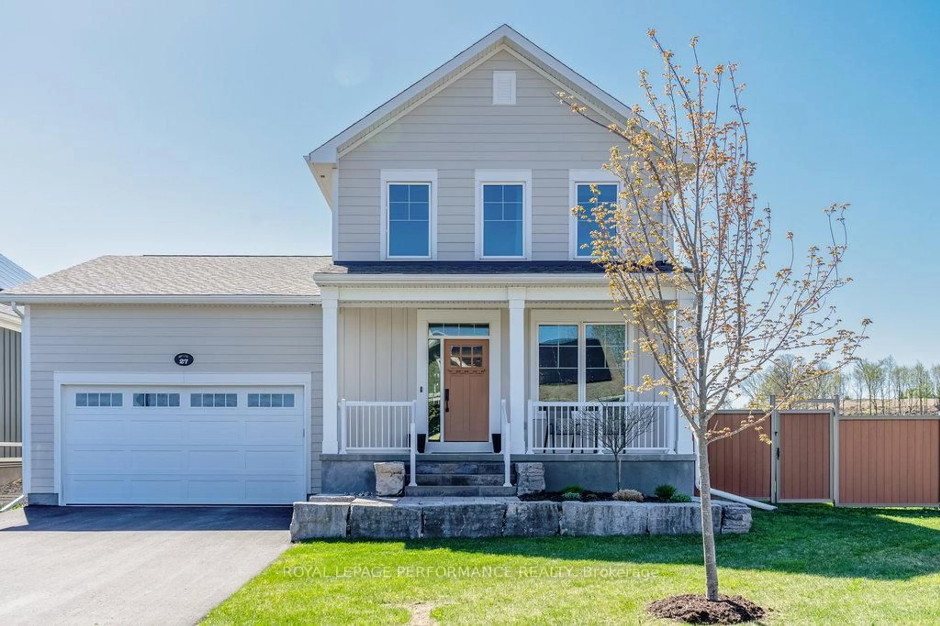 Home with vinyl exterior material, street for 27 Shelter Cove Dr, Westport Ontario K0G 1X0