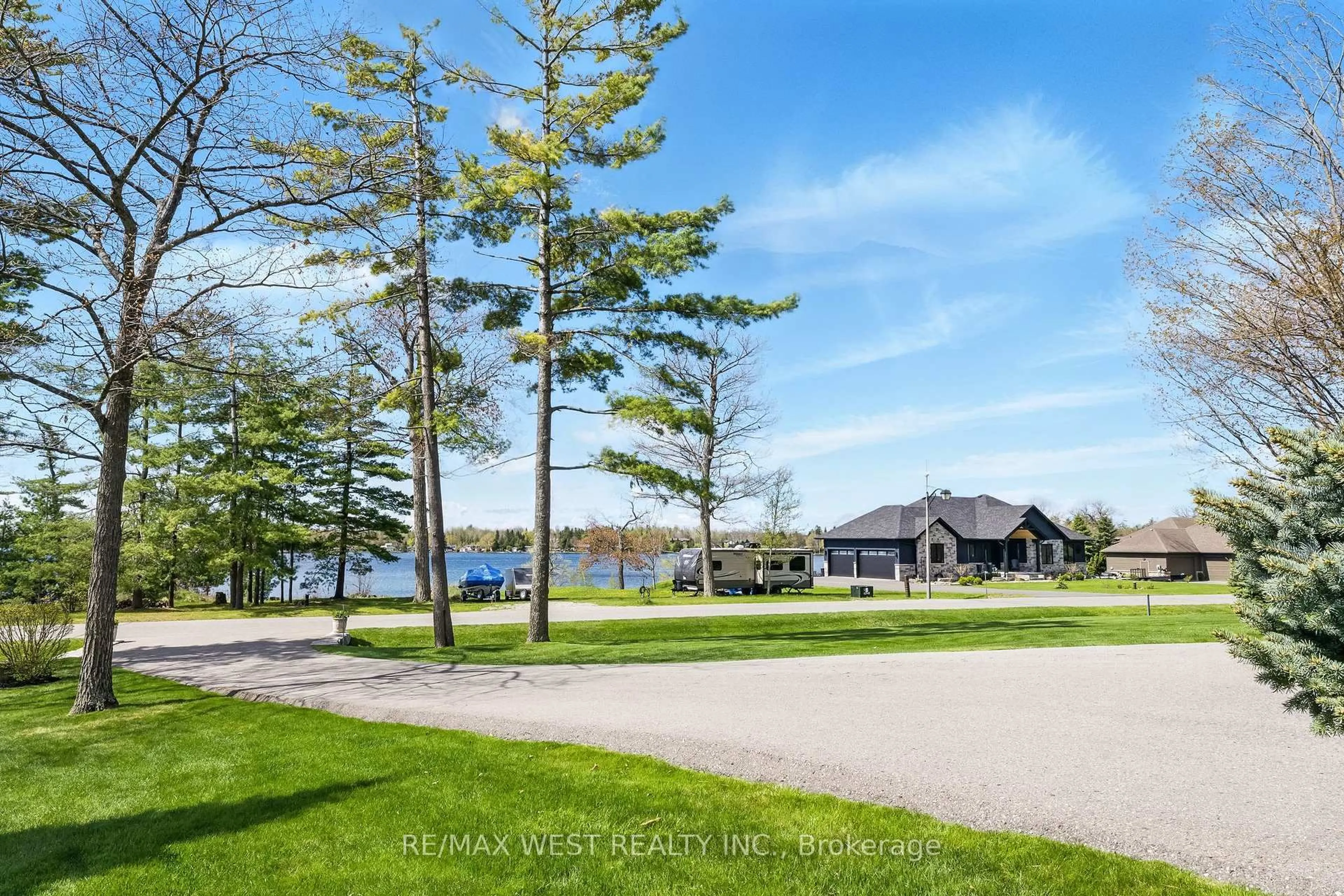 Patio, water/lake/river/ocean view for 79 Fire Route 70 Rte, Trent Lakes Ontario K0L 1J0