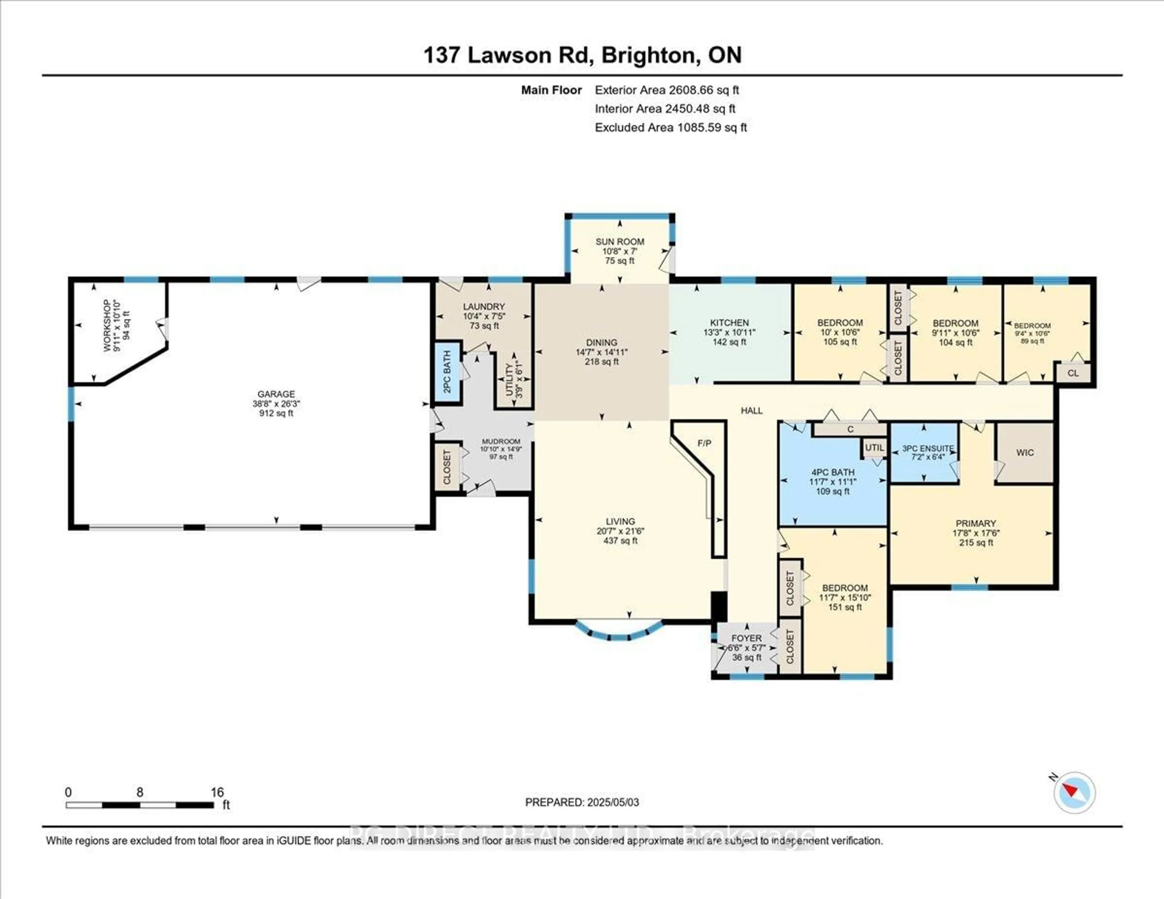 Floor plan for 137 Lawson Rd, Brighton Ontario K0K 1H0