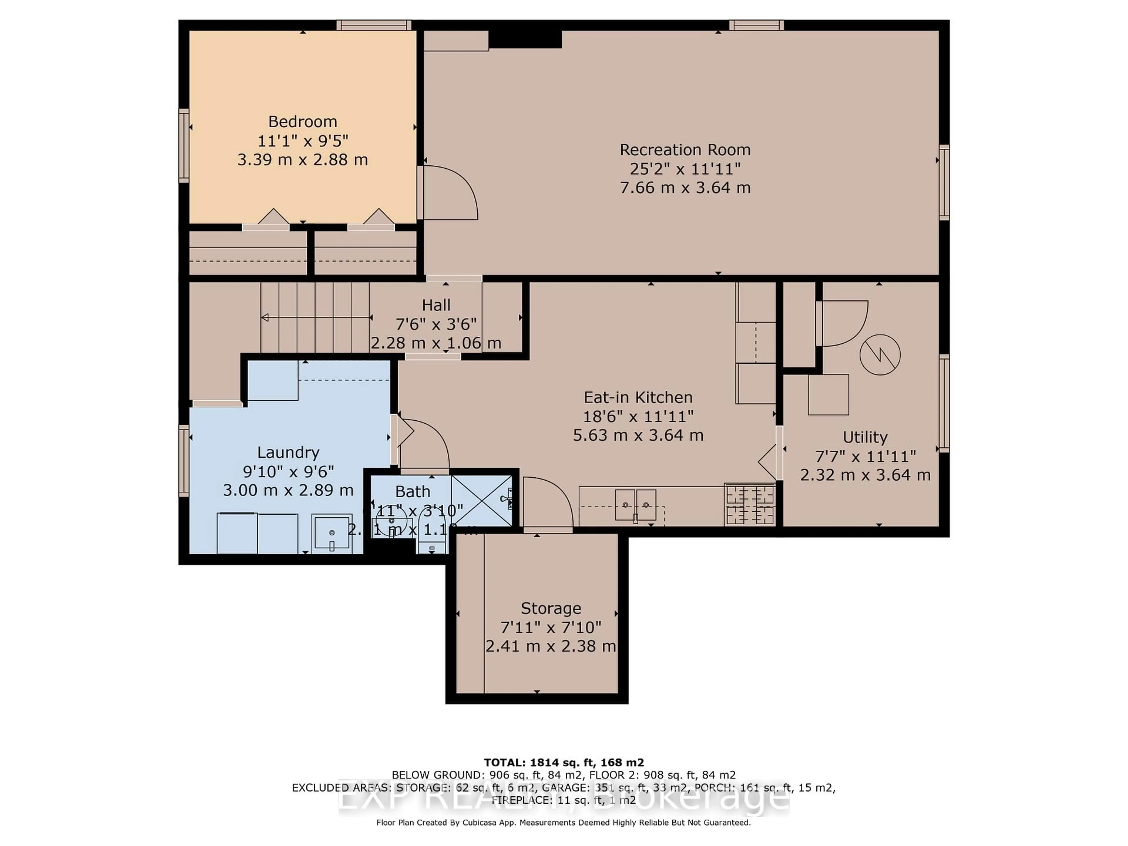 Floor plan for 605 Ridgewood Cres, London South Ontario N6J 3J1