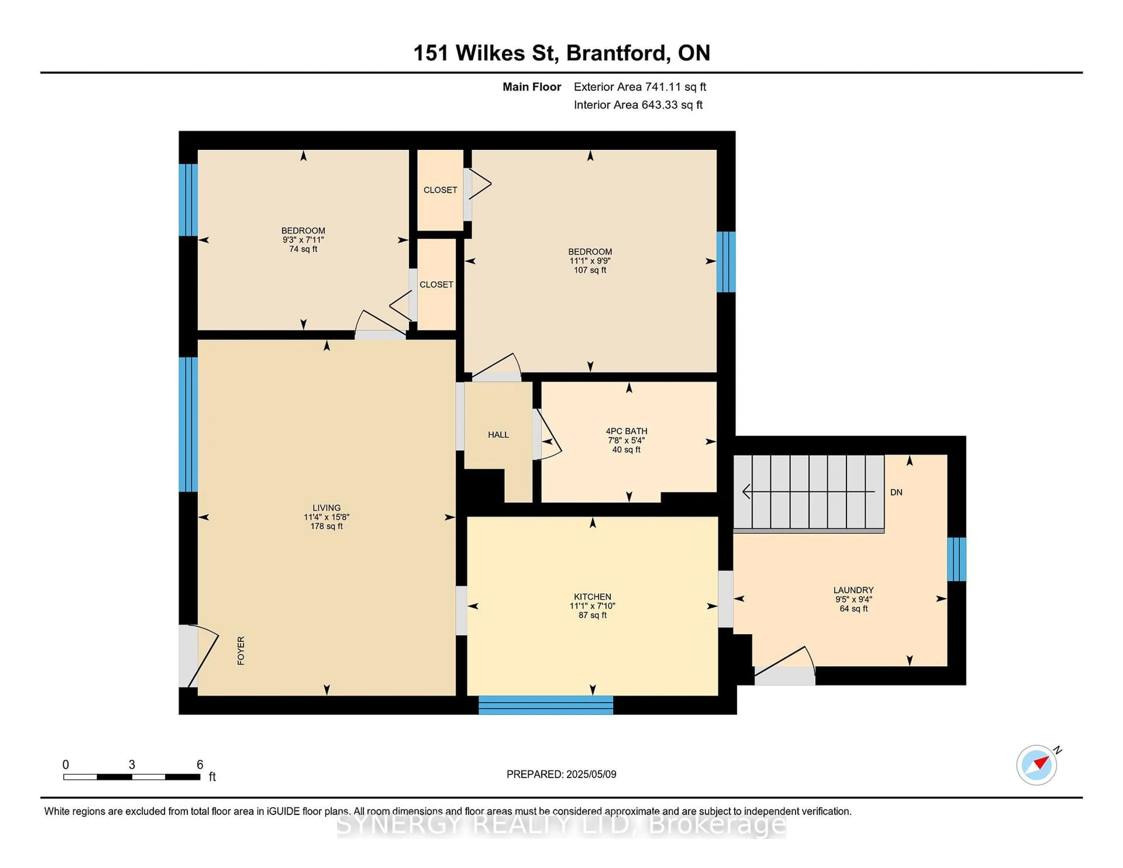 Floor plan for 151 Wilkes St, Brant Ontario N3T 4W4