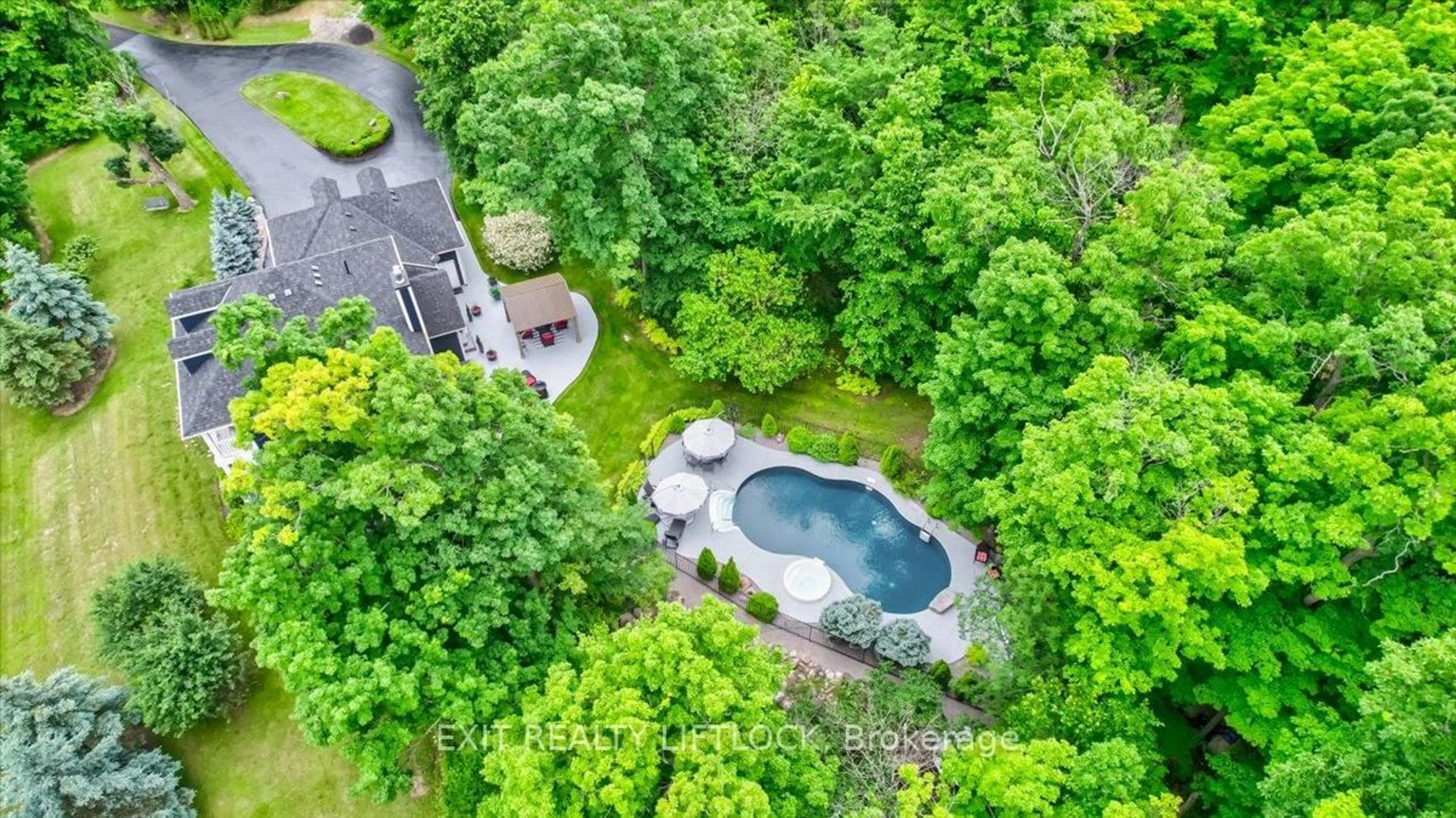 A pic from outside/outdoor area/front of a property/back of a property/a pic from drone, unknown for 400 5th Line, Trent Hills Ontario K0L 1L0