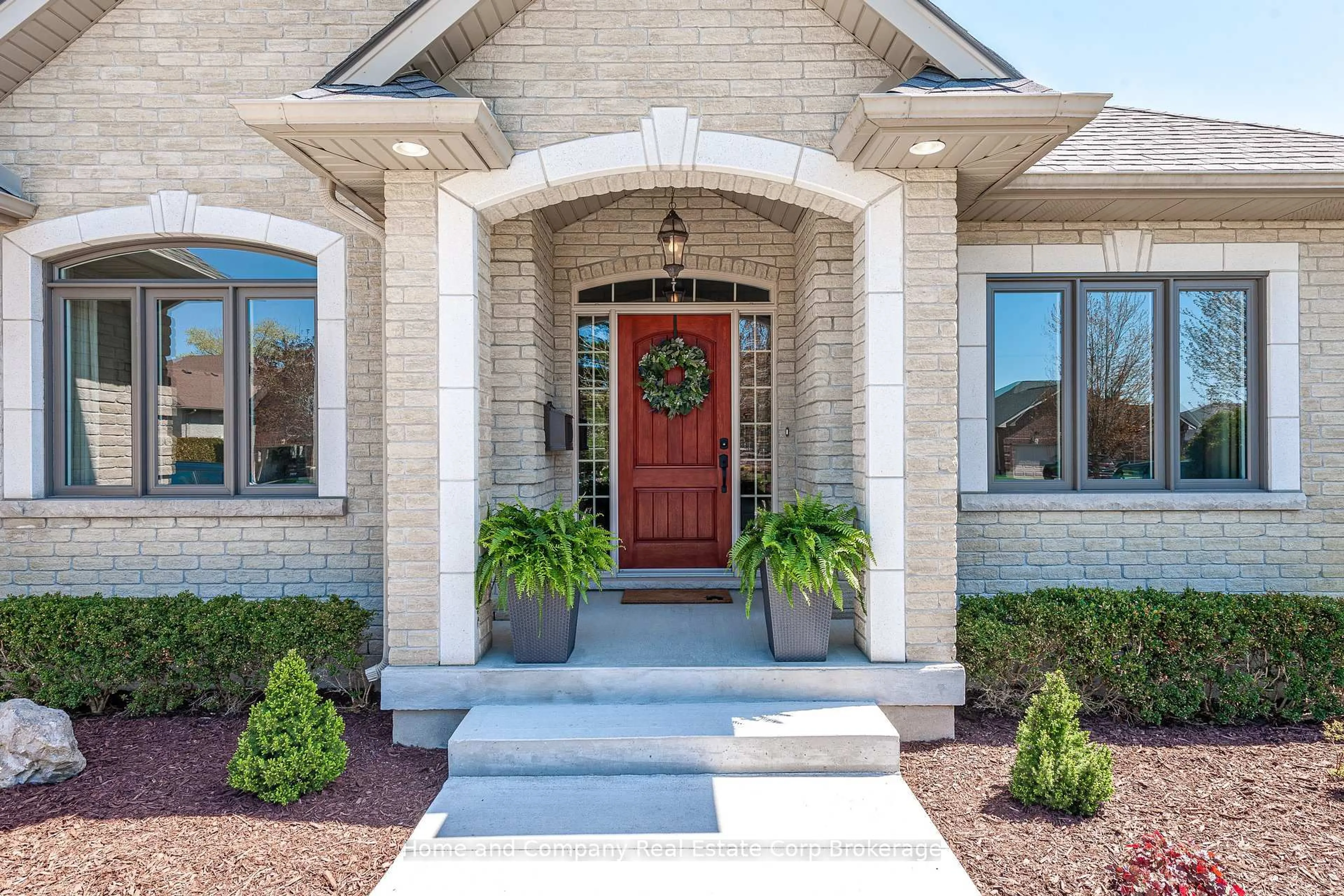 Home with brick exterior material, street for 29 Sir Adam Beck Rd, Stratford Ontario N5A 8B8