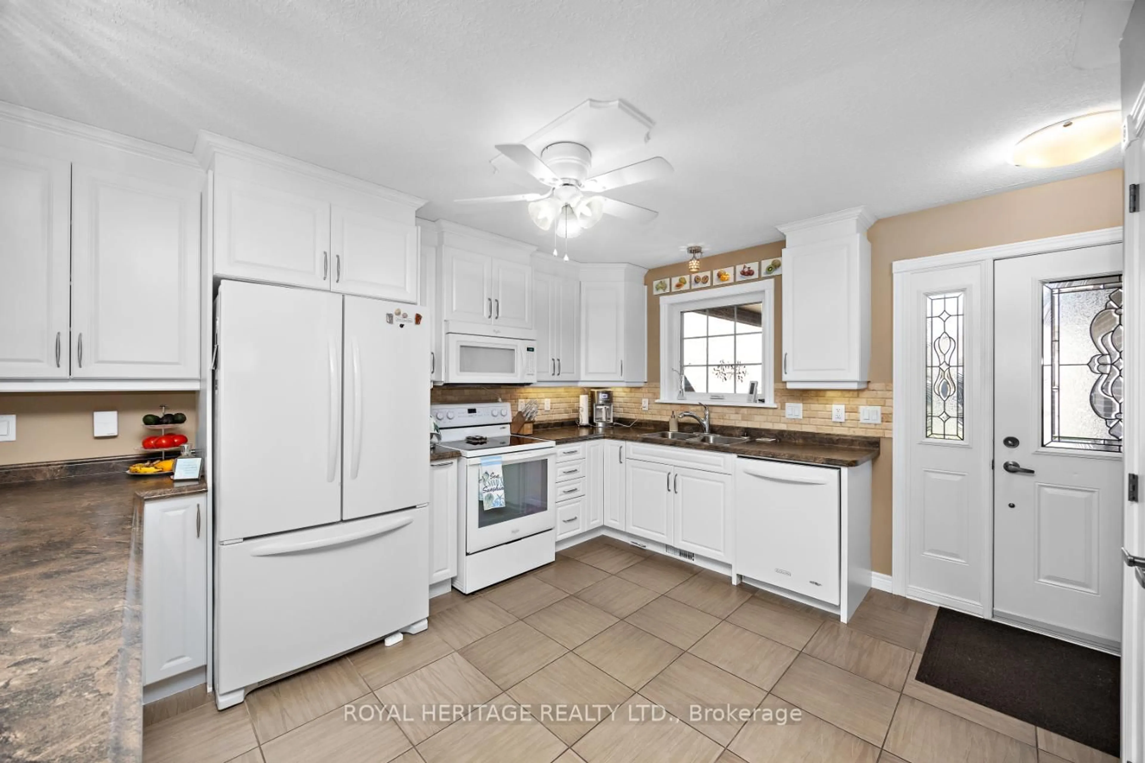 Standard kitchen, ceramic/tile floor for 301 Carnegie Ave #162, Peterborough North Ontario K9L 0G1