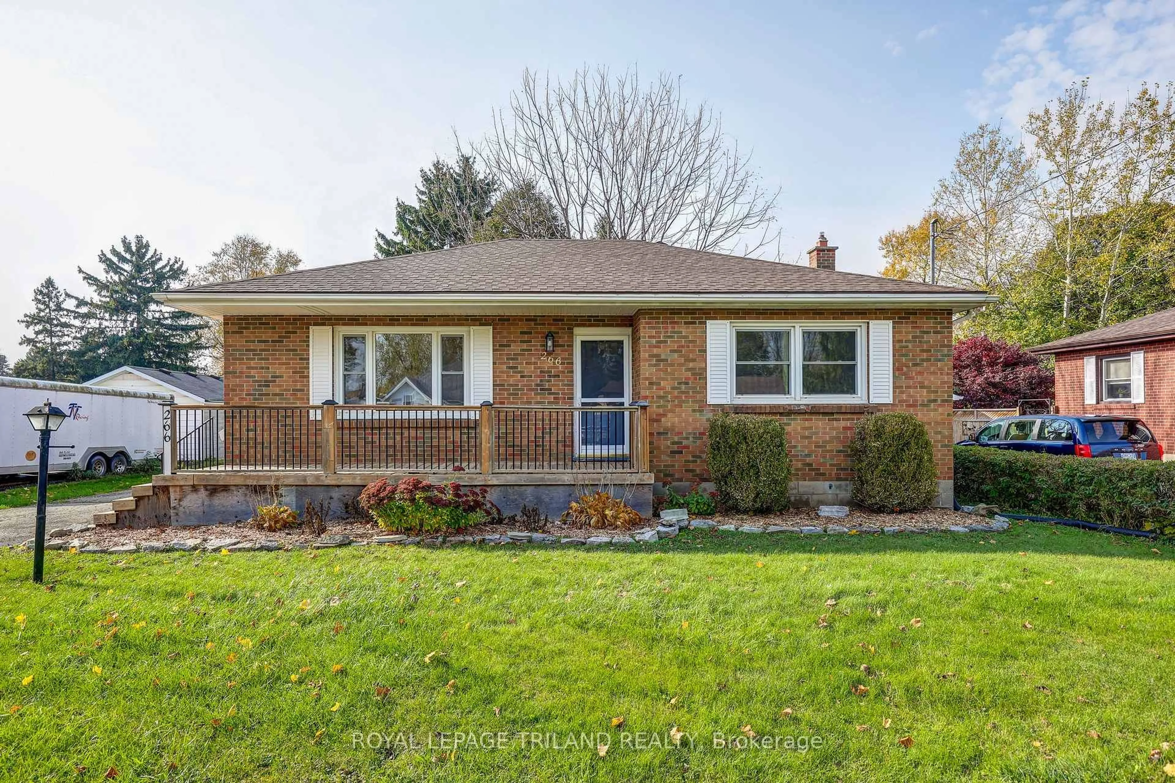 Home with brick exterior material, street for 266 ALMA St, St. Thomas Ontario N5P 3B8