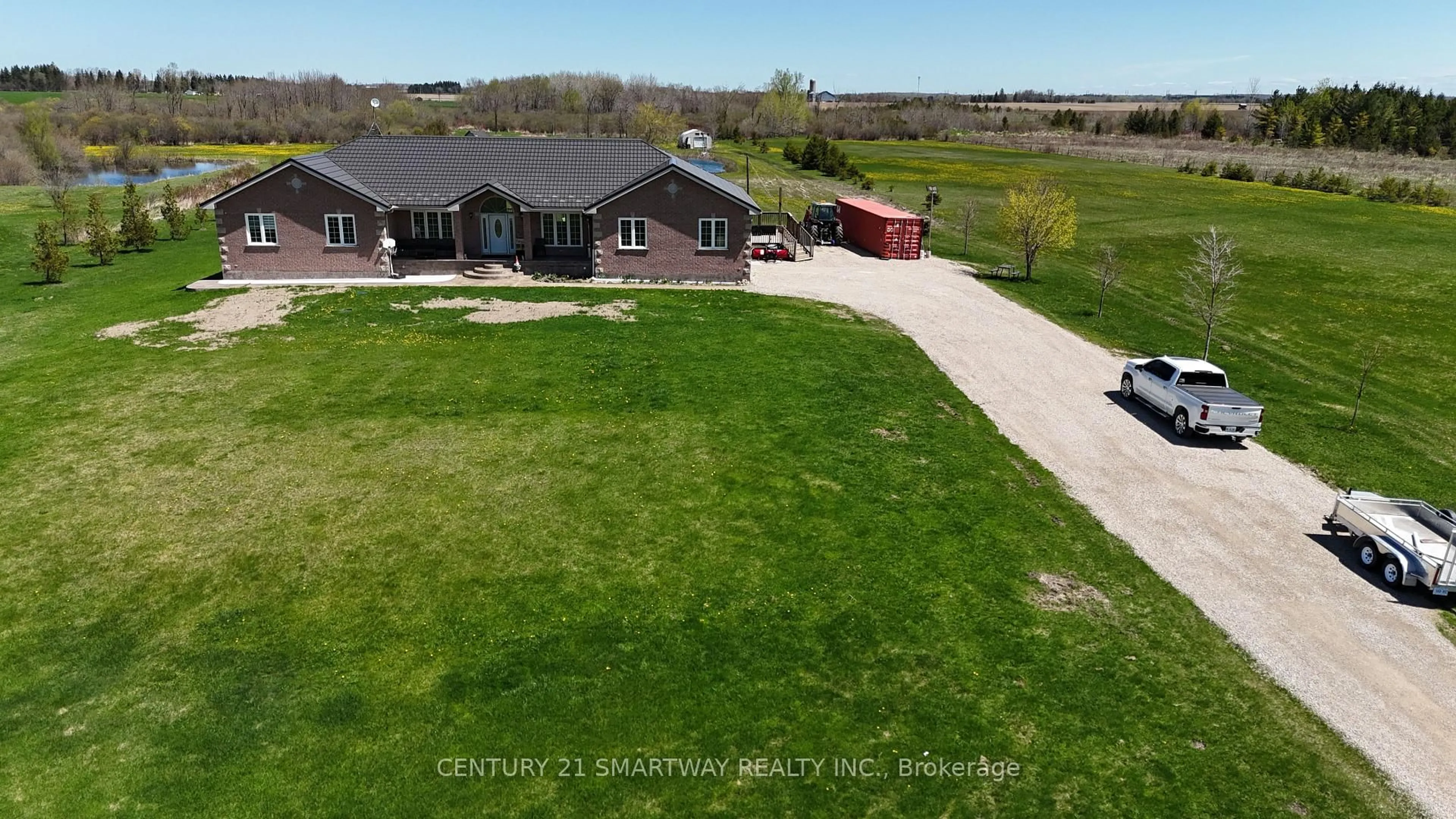 A pic from outside/outdoor area/front of a property/back of a property/a pic from drone, building for 7299 FIFTH LINE R.R. #1 Line, Wellington North Ontario N0B 1J0