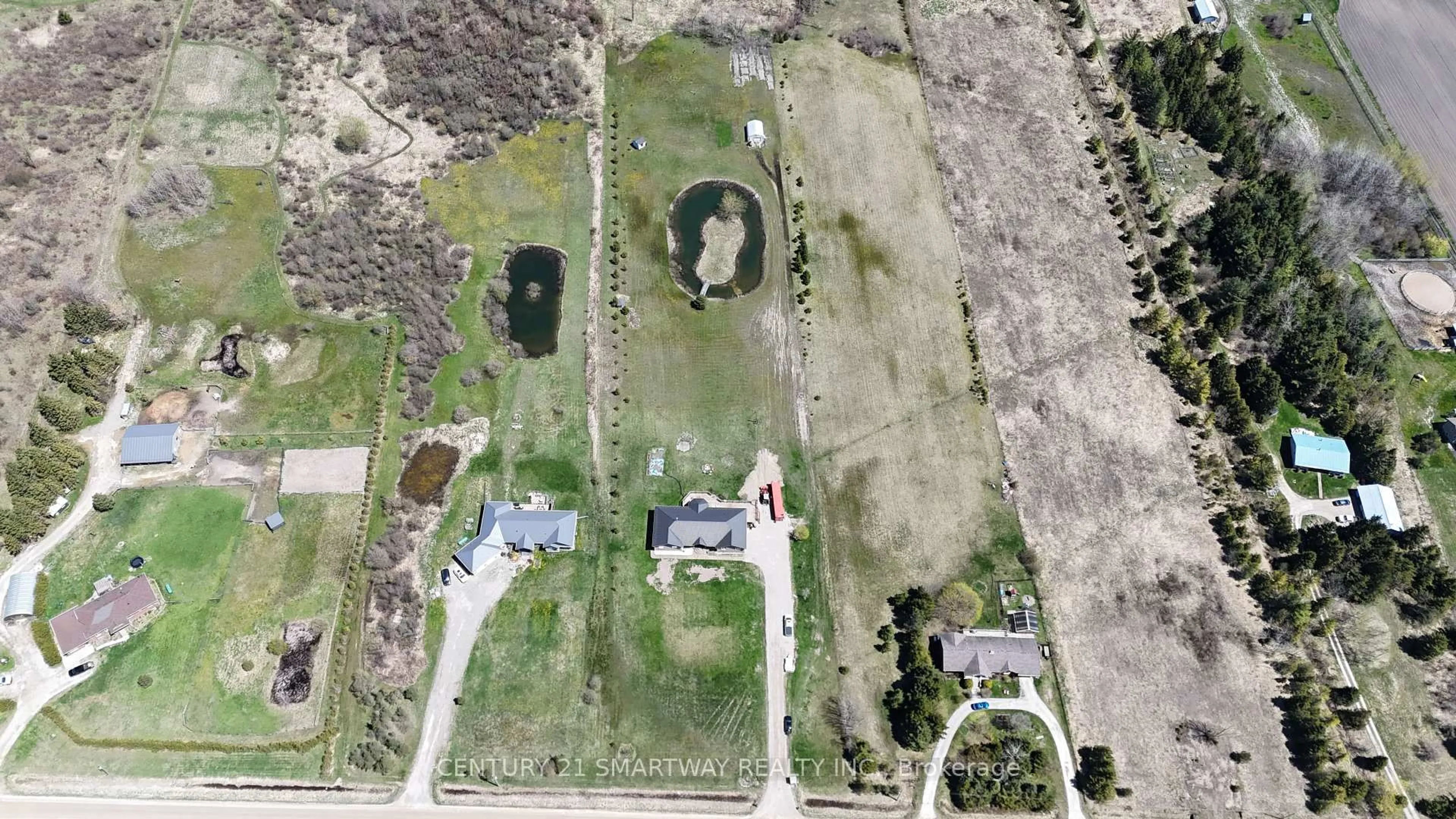 A pic from outside/outdoor area/front of a property/back of a property/a pic from drone, street for 7299 FIFTH LINE R.R. #1 Line, Wellington North Ontario N0B 1J0