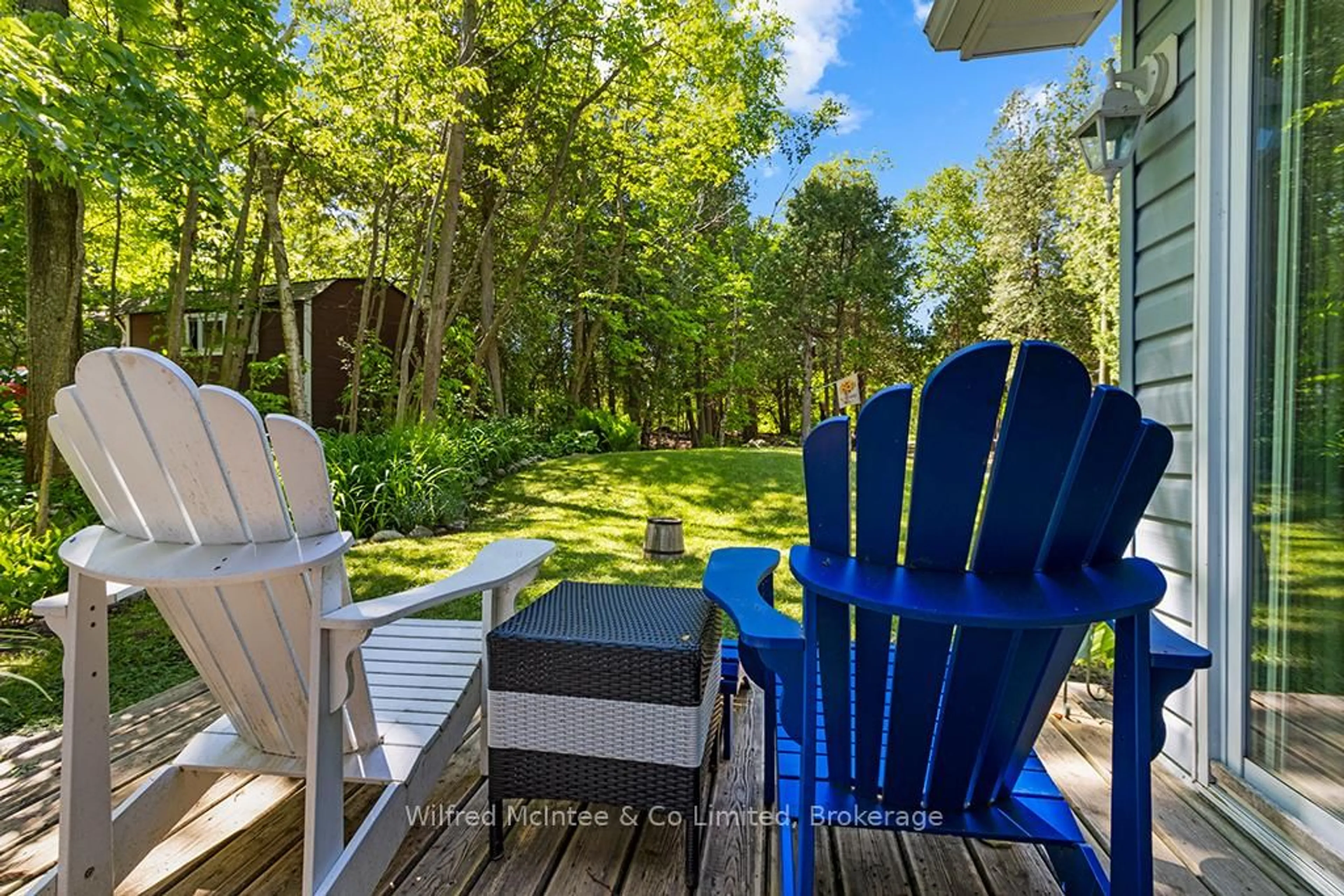 Patio, water/lake/river/ocean view for 43 AH-SINEESE Cres, Native Leased Lands Ontario N0H 2L0