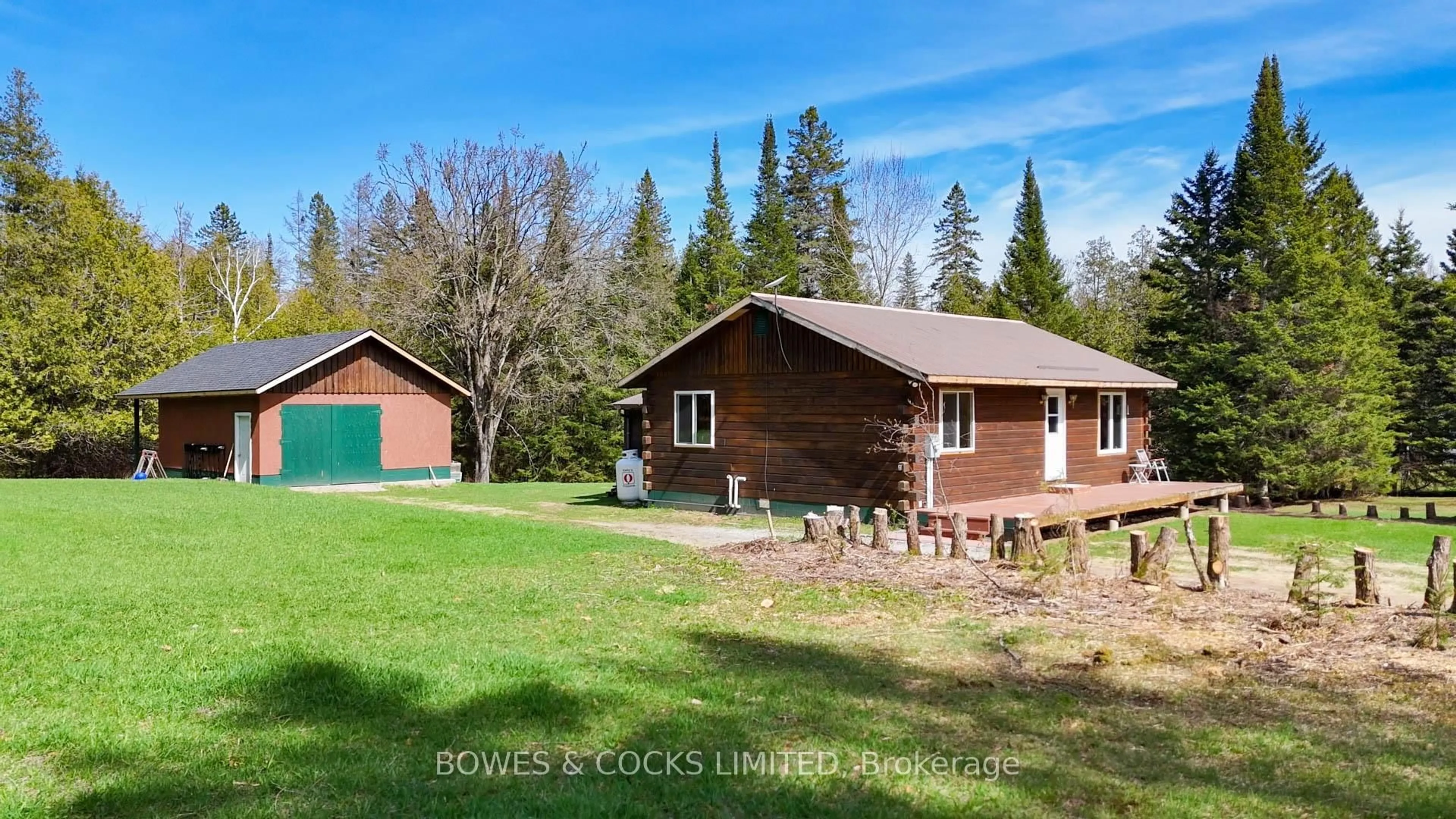 A pic from outside/outdoor area/front of a property/back of a property/a pic from drone, water/lake/river/ocean view for 146 RUSAW Rd, North Kawartha Ontario K0L 1A0