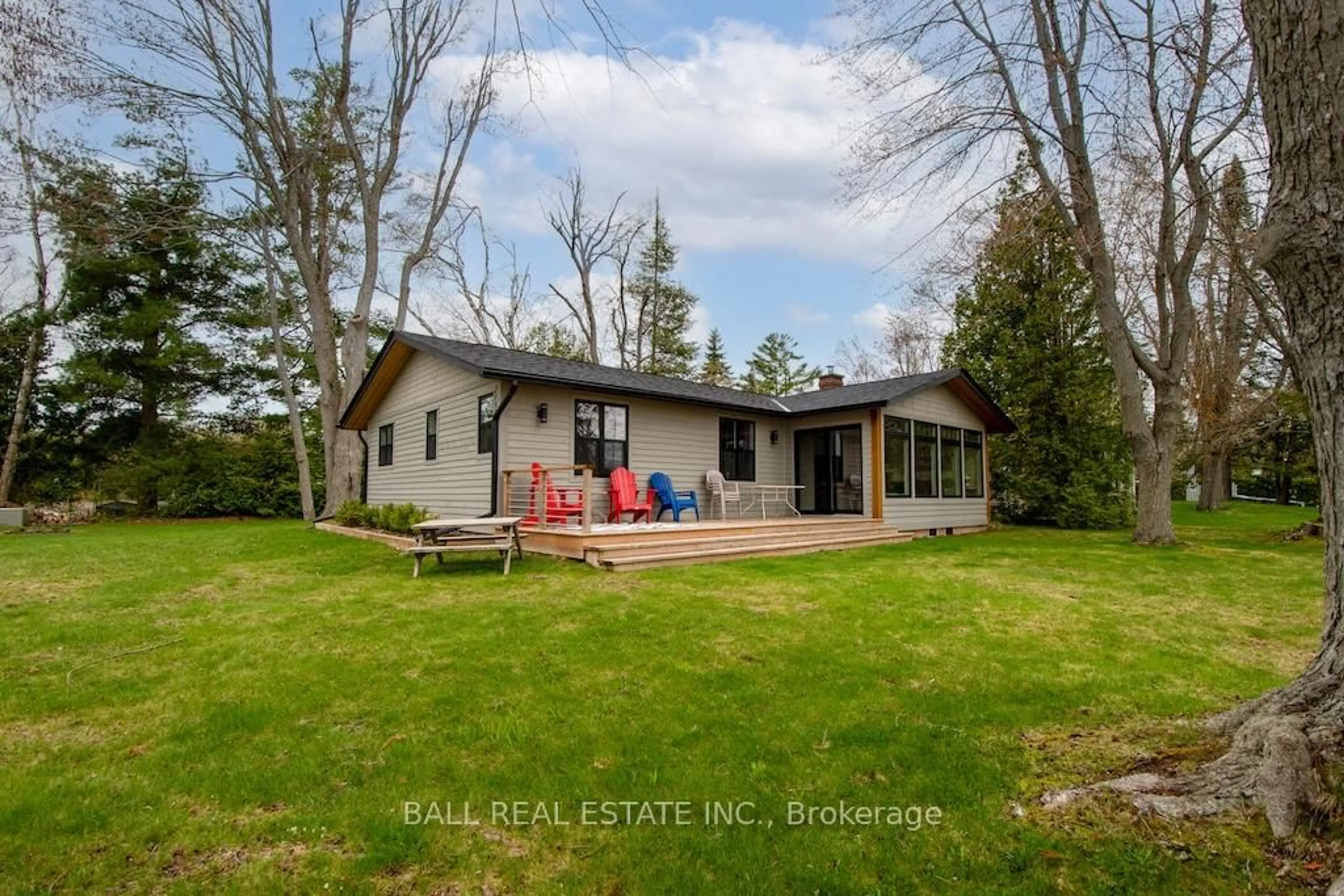 A pic from outside/outdoor area/front of a property/back of a property/a pic from drone, water/lake/river/ocean view for 177 Fire Route 26 N/A, Galway-Cavendish and Harvey Ontario K0L 1J0