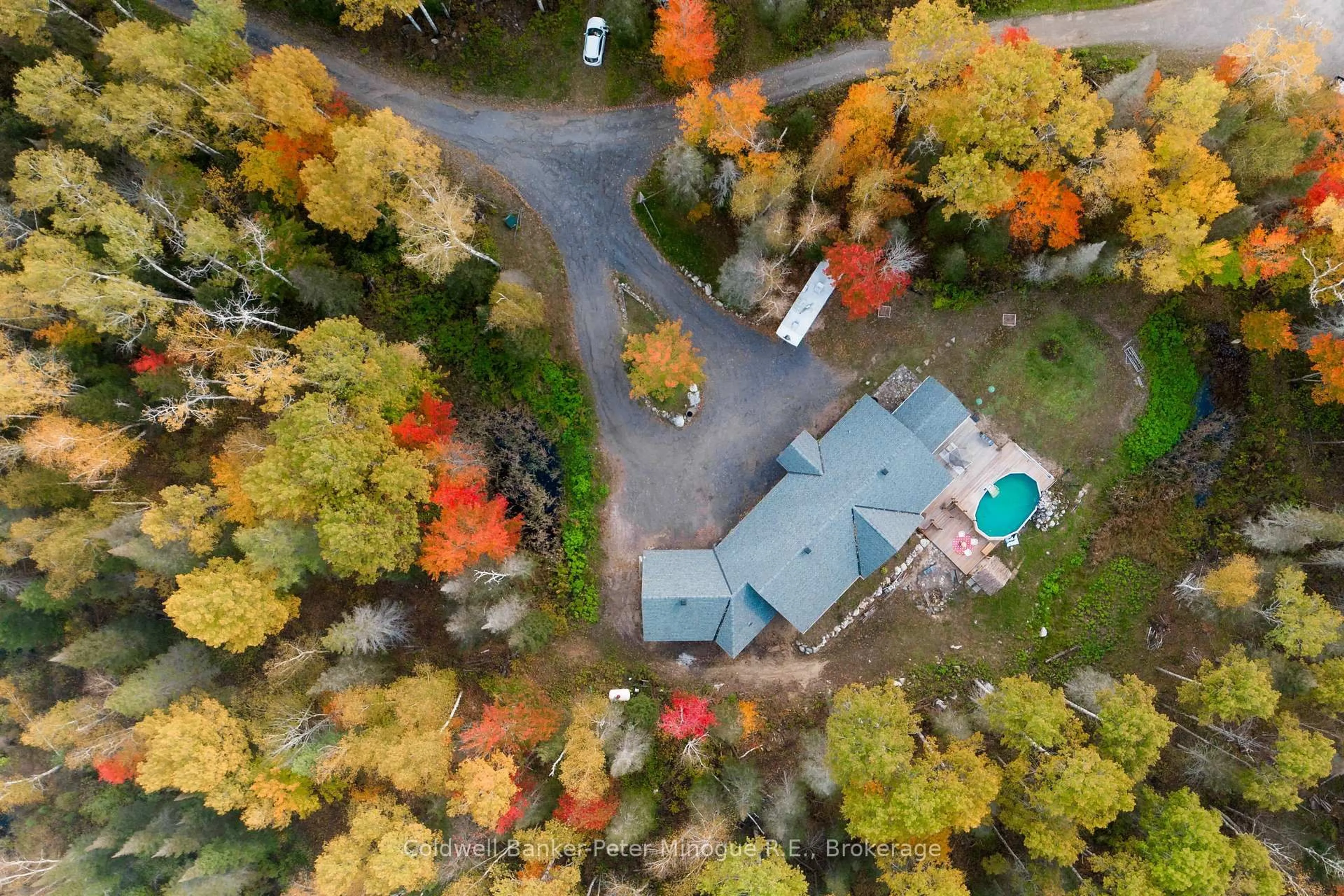 A pic from outside/outdoor area/front of a property/back of a property/a pic from drone, unknown for 82 Highway 94 Highway, East Ferris Ontario P0H 1K0
