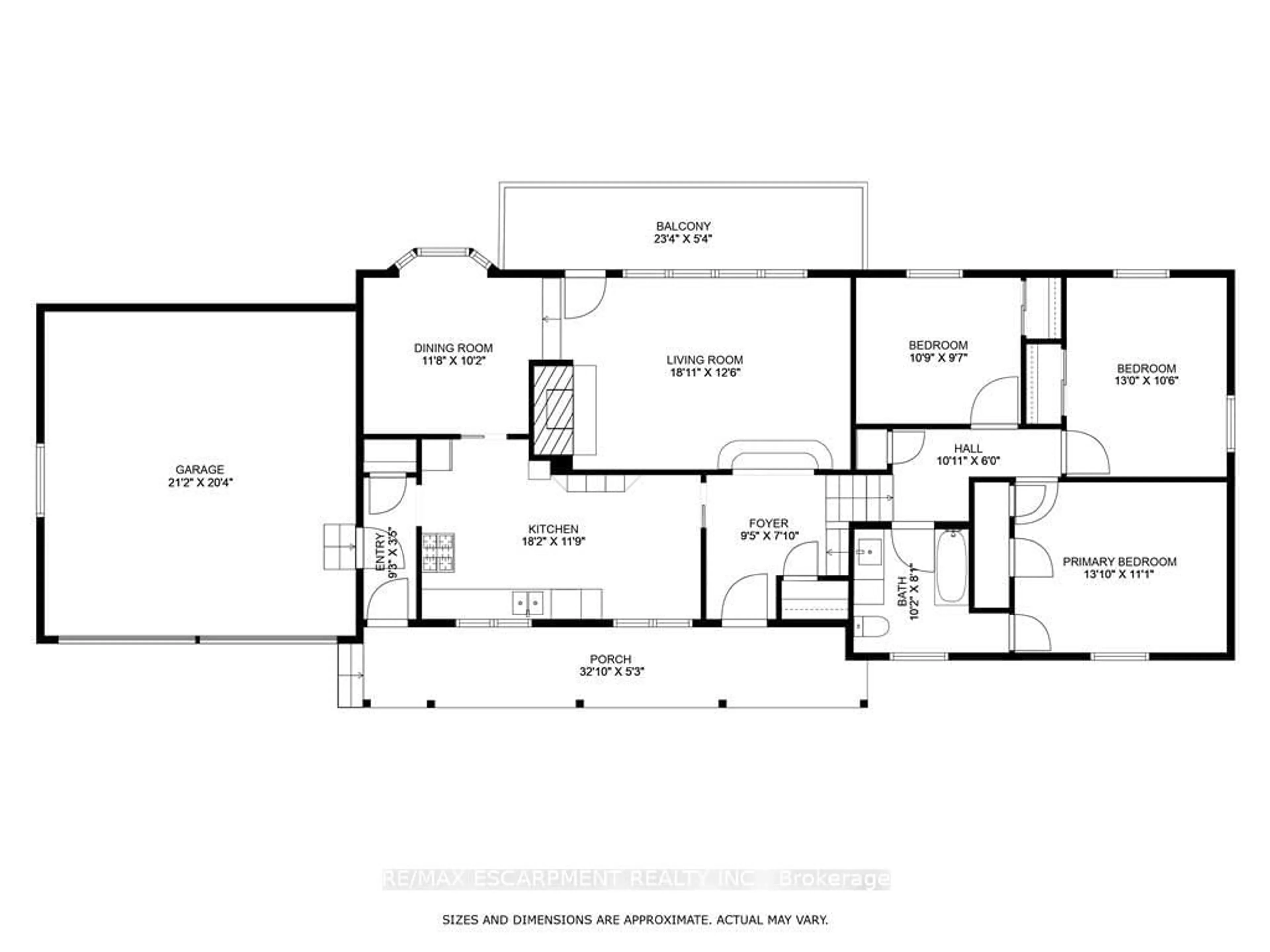 Floor plan for 5 Normandy Pl, Hamilton Ontario L9H 4S8