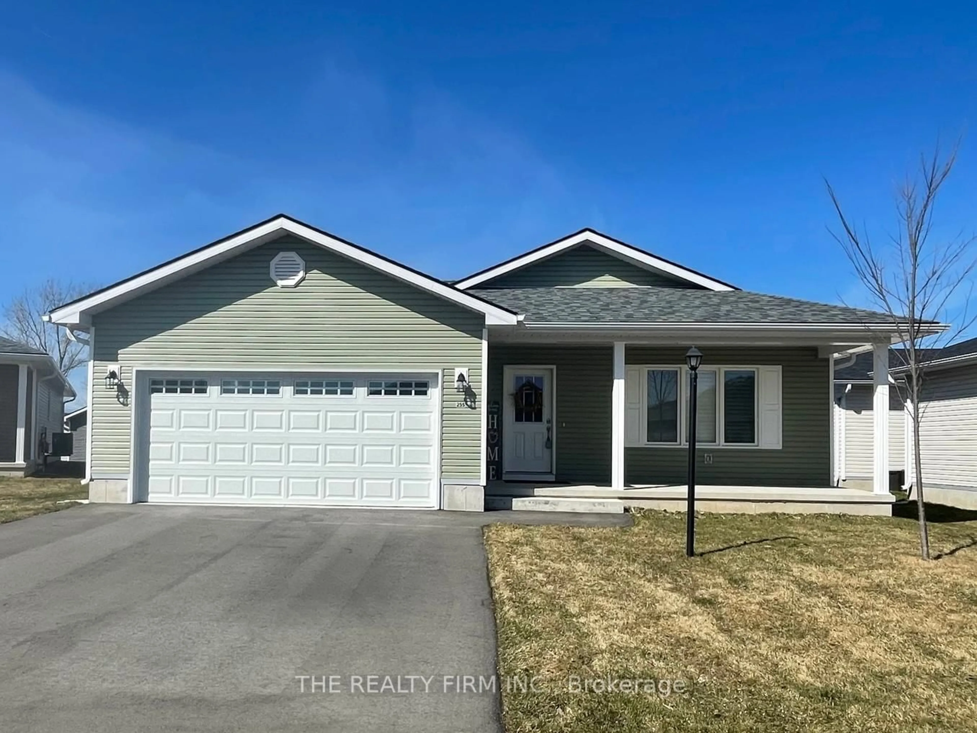 Home with vinyl exterior material, street for 255 Lake Breeze Dr, Ashfield-Colborne-Wawanosh Ontario N7A 3Y3