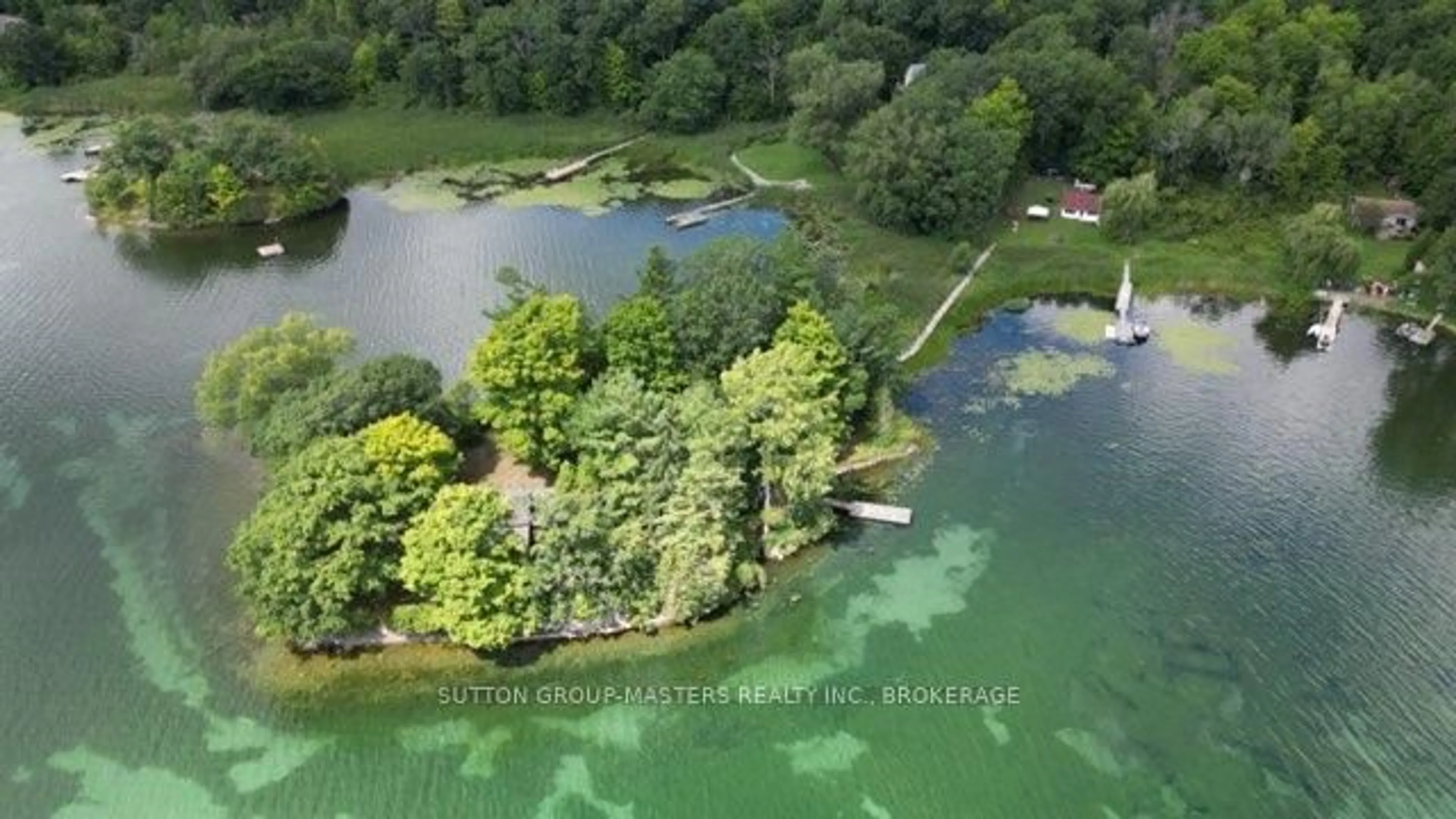 A pic from outside/outdoor area/front of a property/back of a property/a pic from drone, water/lake/river/ocean view for 4267B HIGHWAY 2 N/A, Gananoque Ontario K7G 2V5