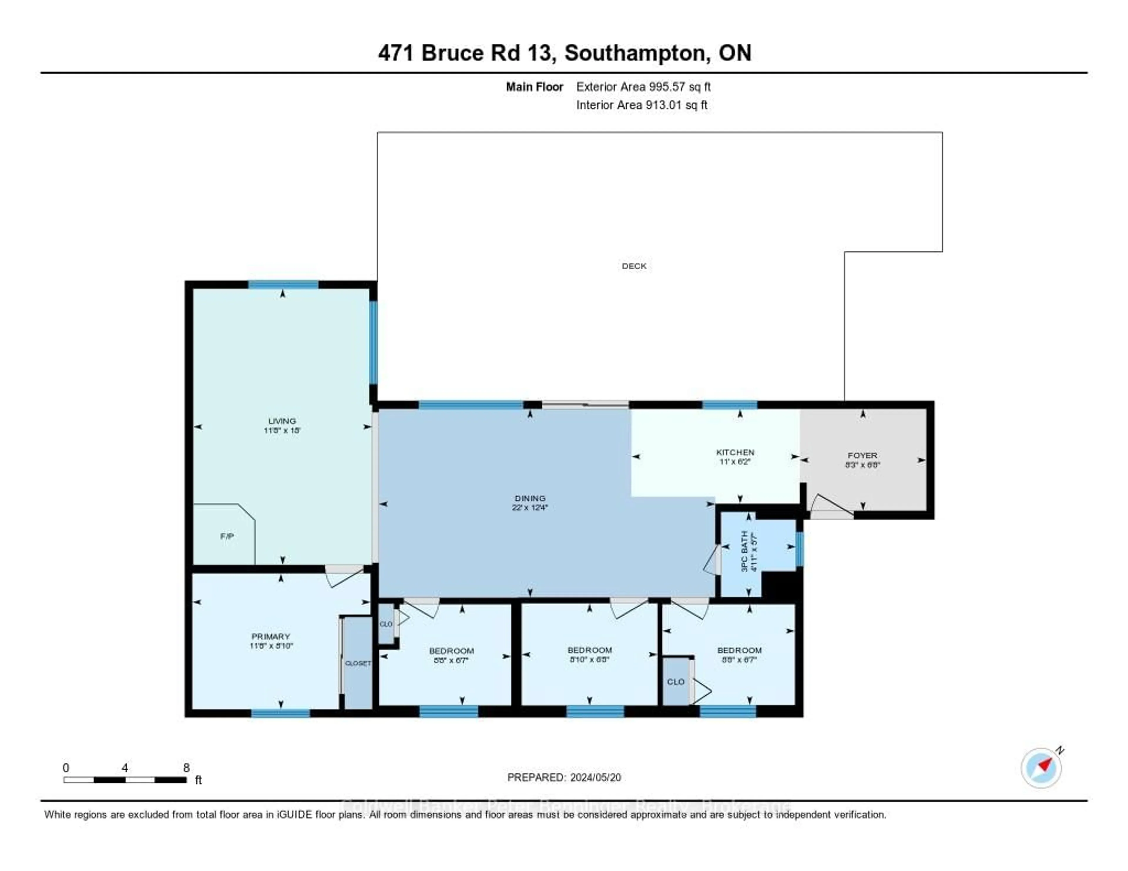 Floor plan for 471 Bruce Road 13 Rd, Native Leased Lands Ontario N0H 2L0