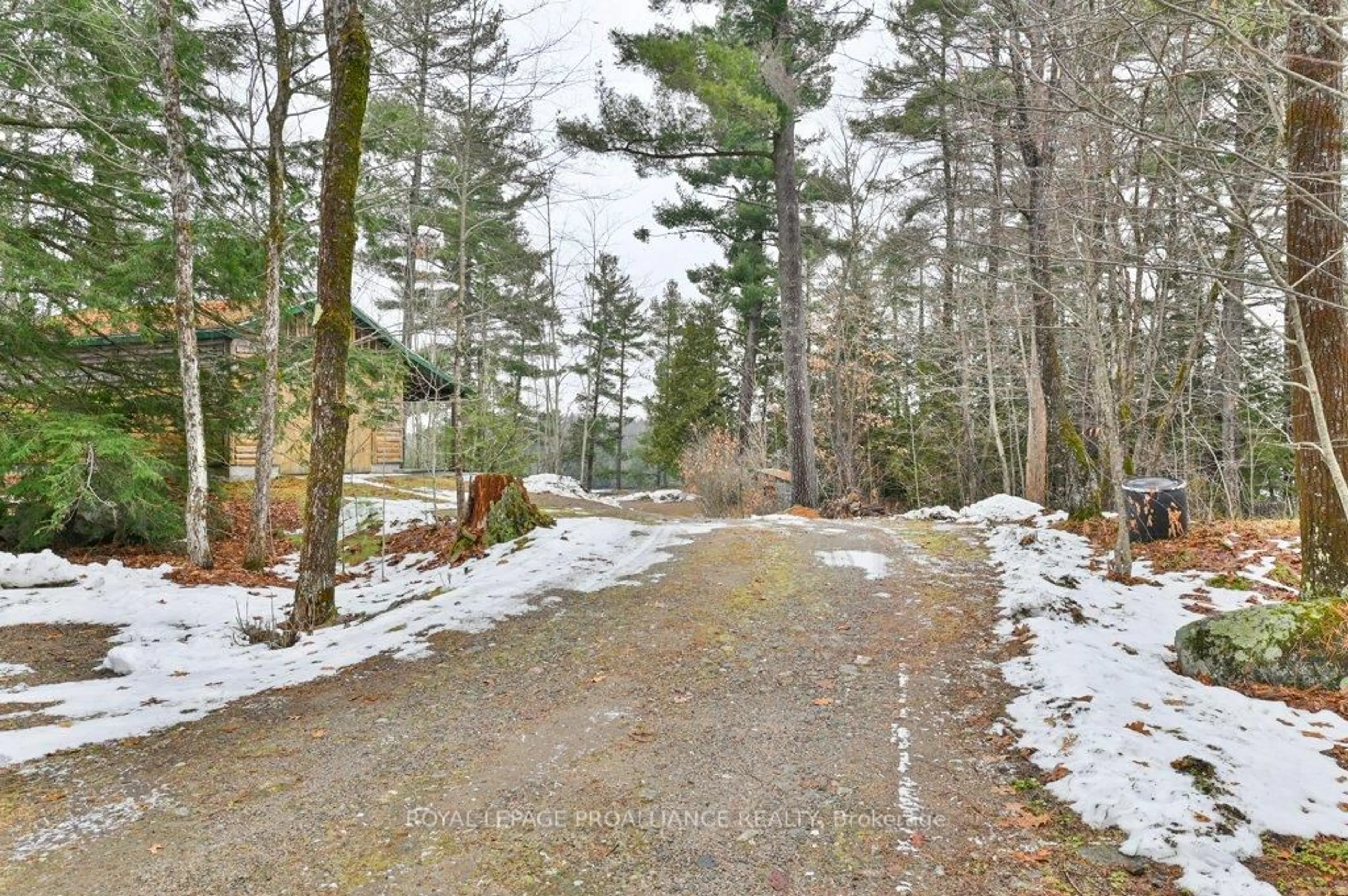 Patio, forest/trees view for 1204 Big Gull Lane, Arden Ontario K0H 1B0