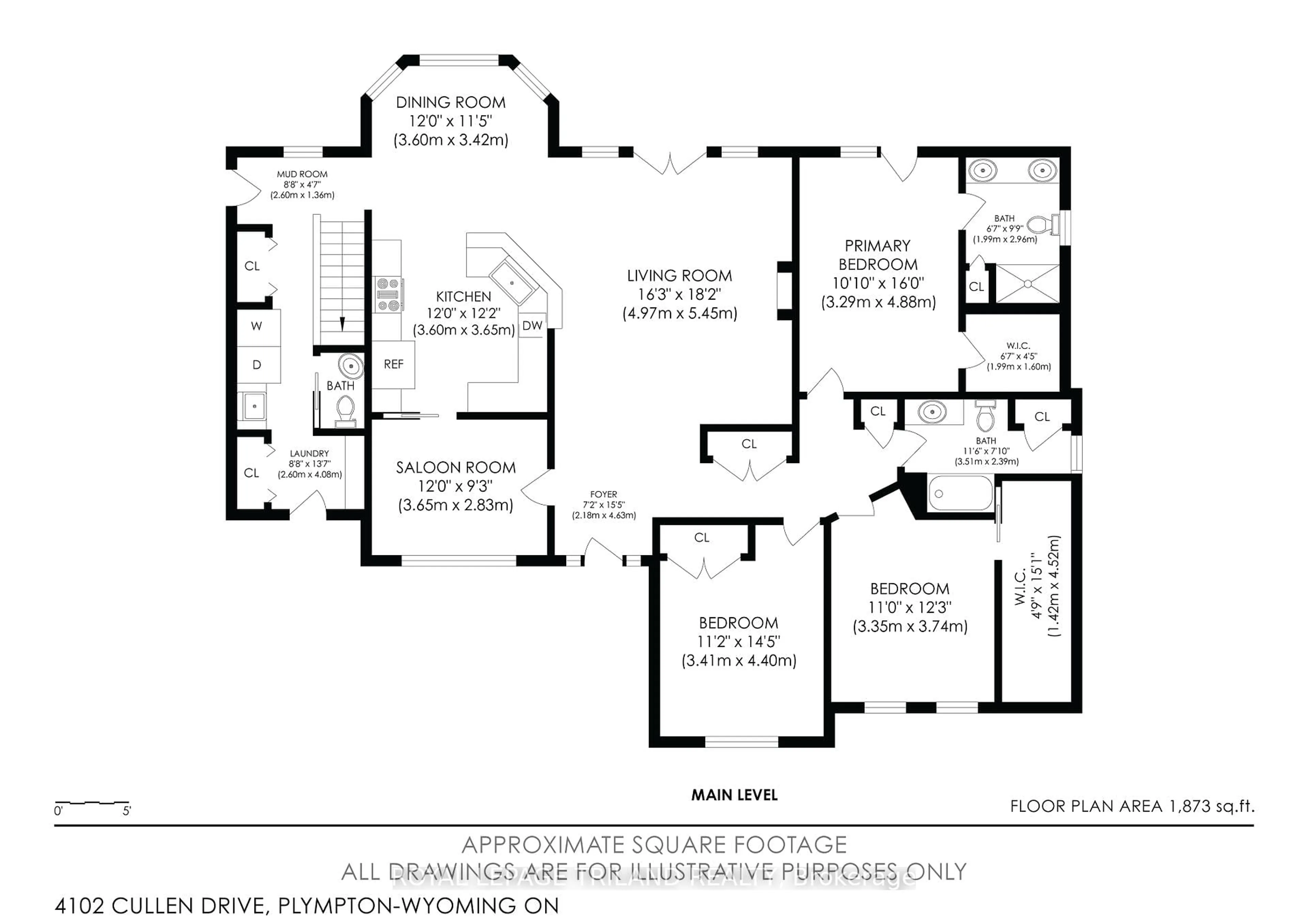 Floor plan for 4102 Cullen Dr, Plympton-Wyoming Ontario N0N 1J6