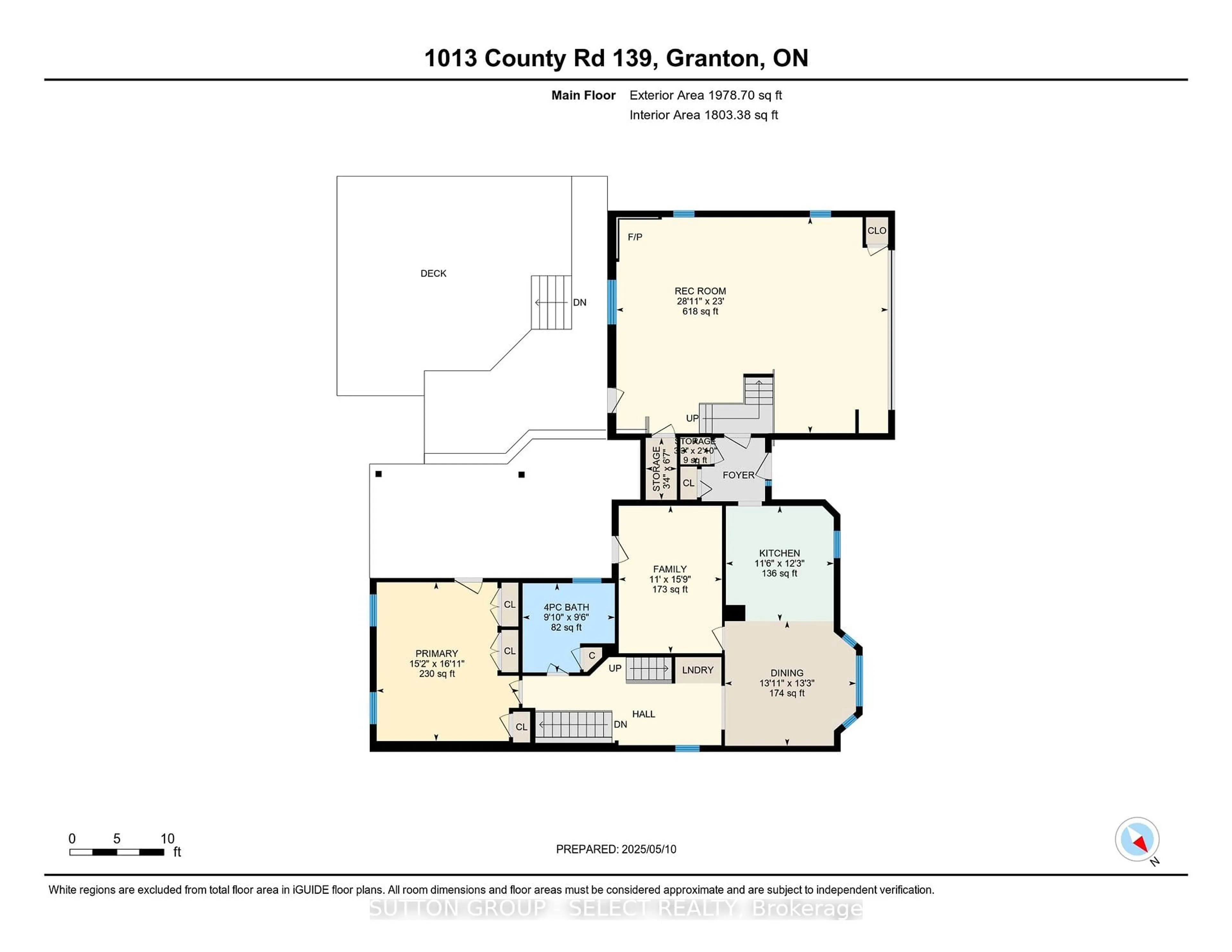 Floor plan for 1013 Perth Rd 139 Rd, Perth South Ontario N0M 1V0