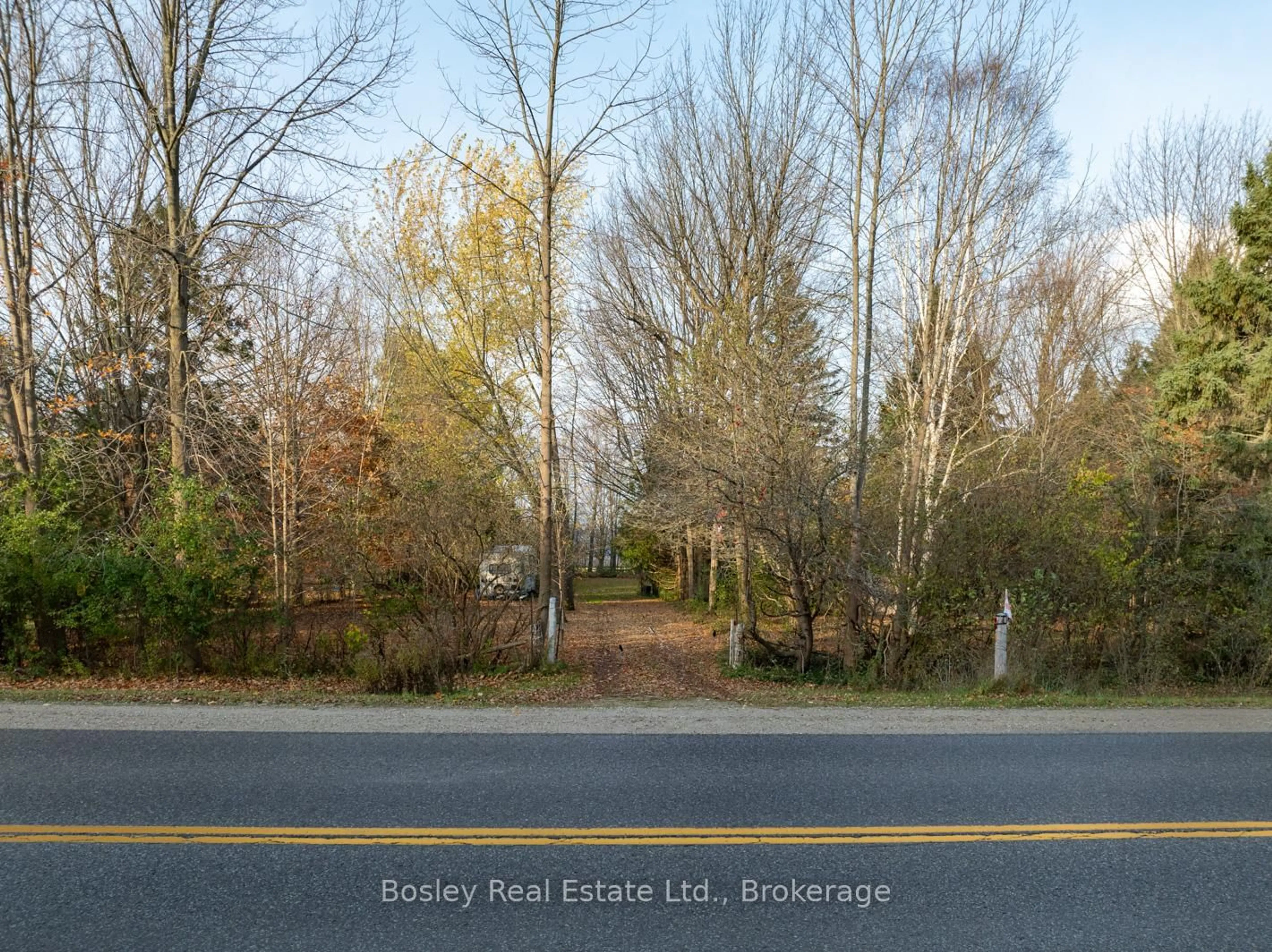 A pic from outside/outdoor area/front of a property/back of a property/a pic from drone, forest/trees view for 194588 Grey Road 13 N/A, Grey Highlands Ontario N0C 1E0