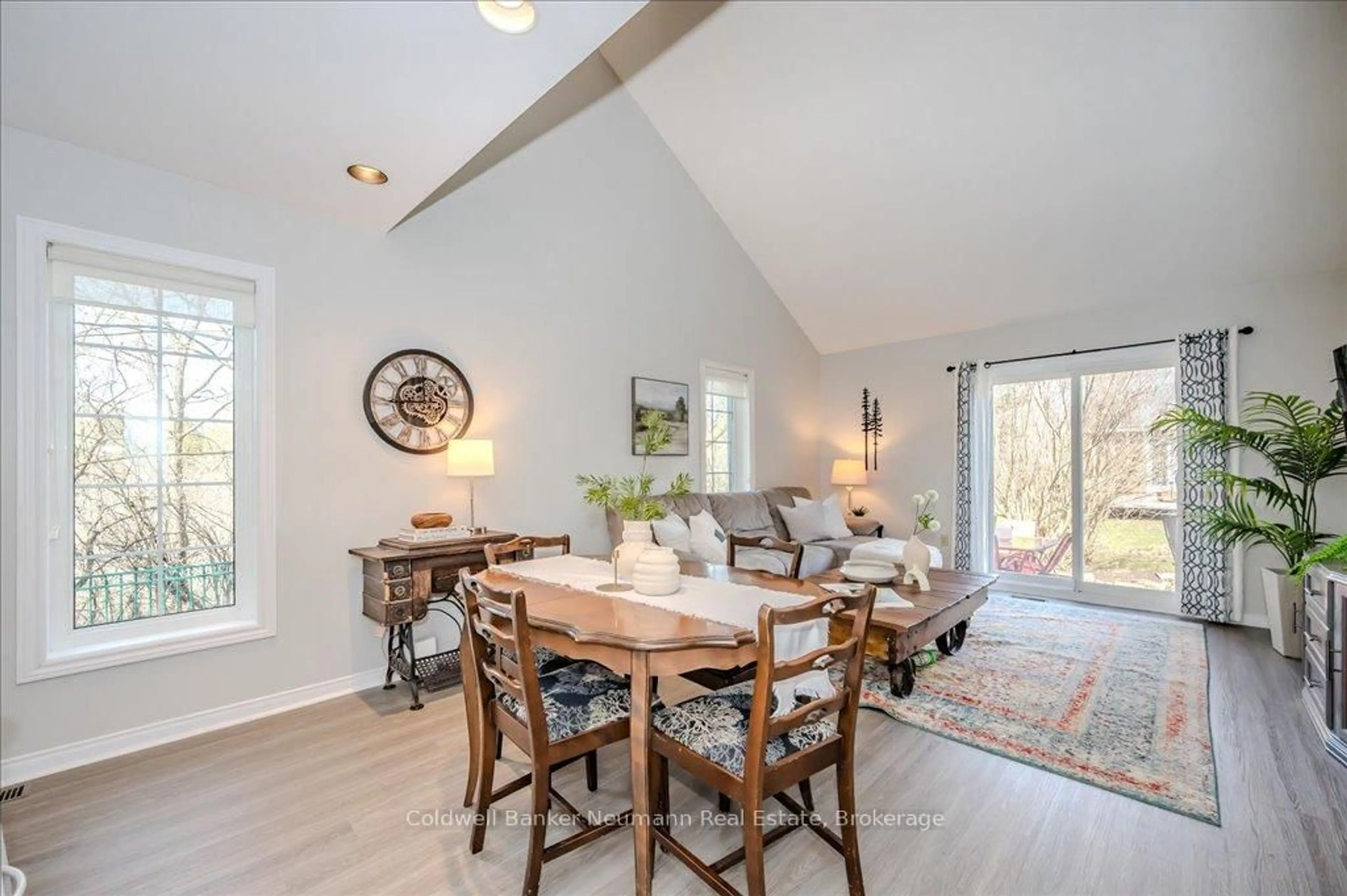 Dining room, wood/laminate floor for 60 Ptarmigan Dr #30, Guelph Ontario N1C 1E5