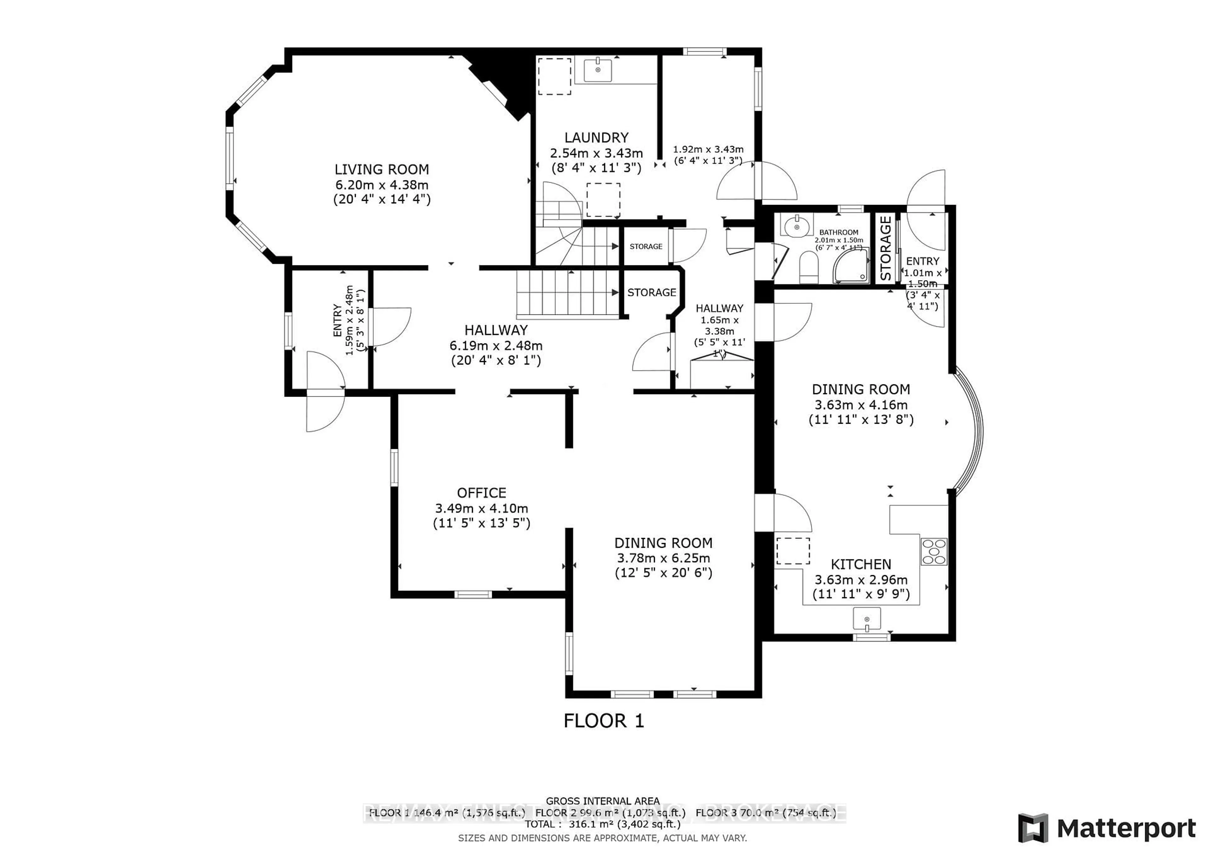 Floor plan for 265 Dundas St, Greater Napanee Ontario K7R 2B2