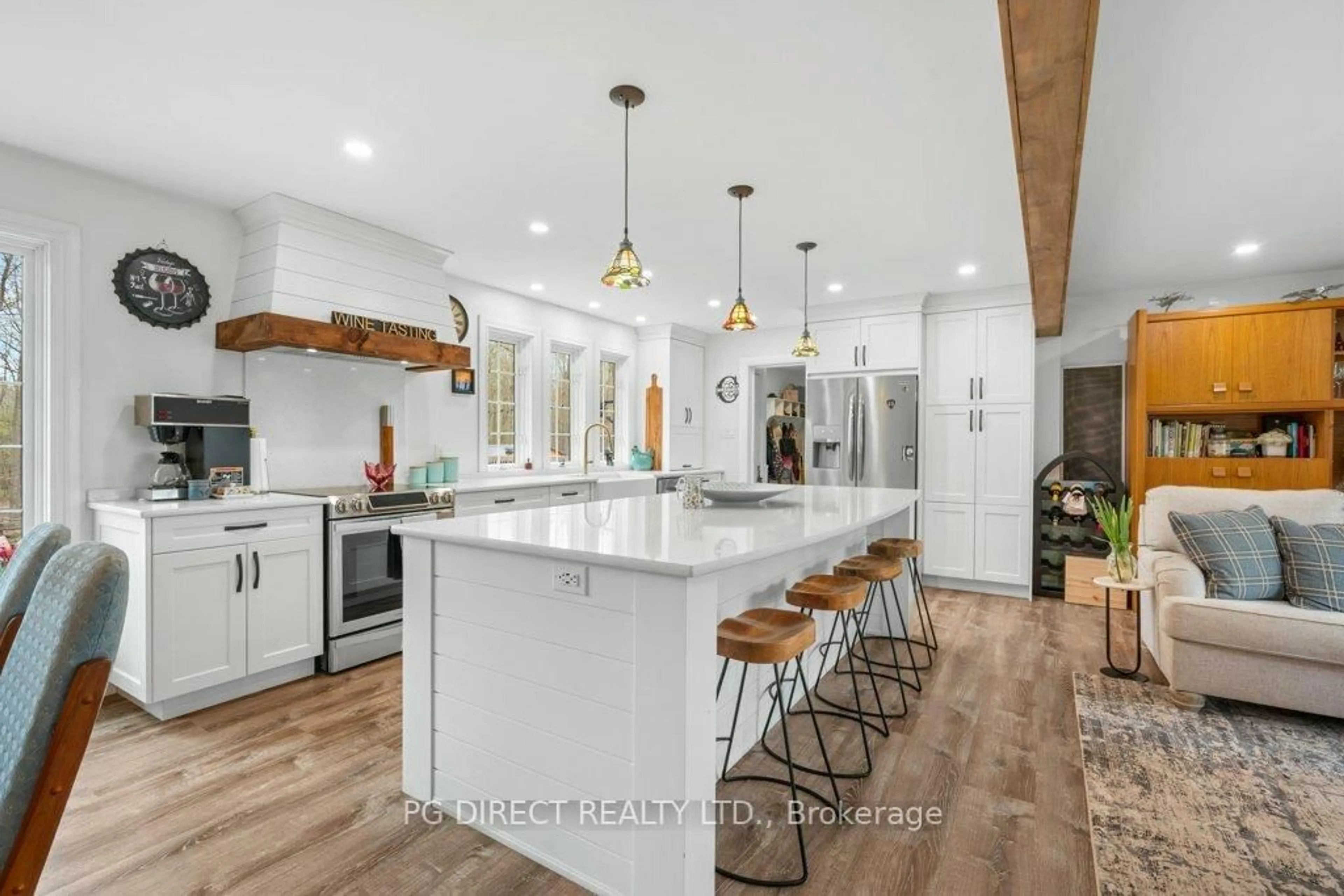 Open concept kitchen, unknown for 5501 Dejong Rd, Augusta Ontario K6V 5T2