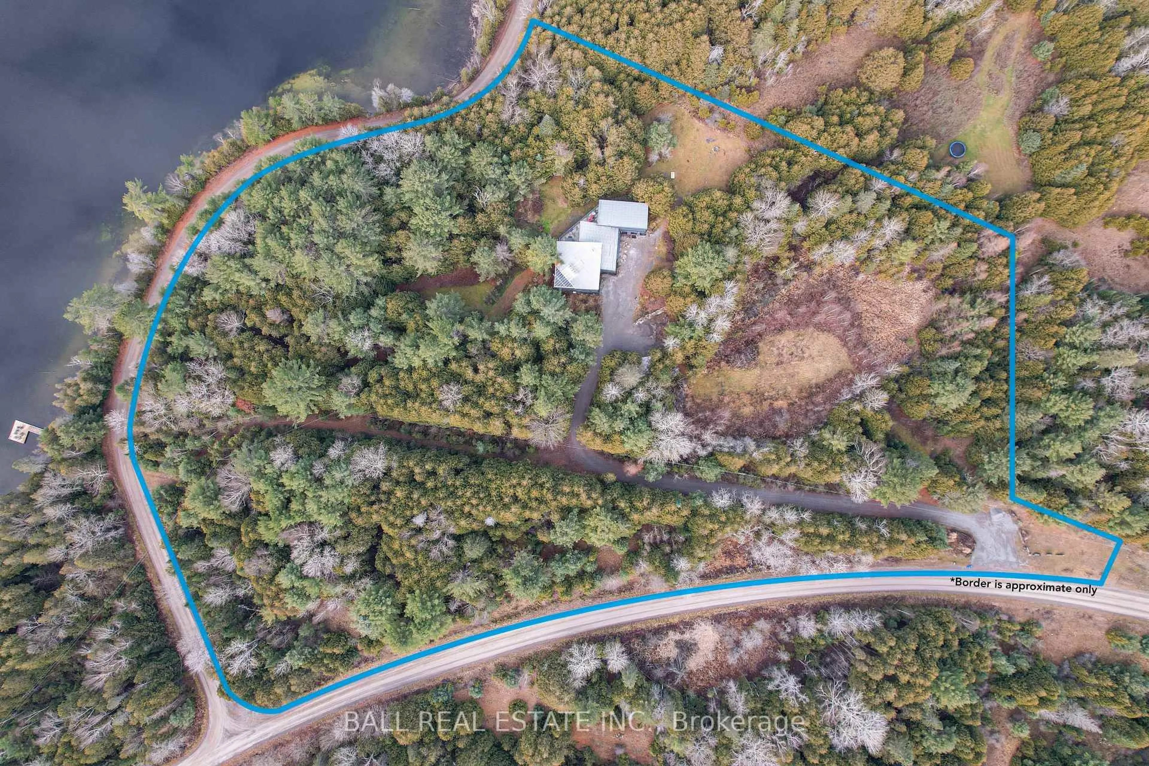 A pic from outside/outdoor area/front of a property/back of a property/a pic from drone, water/lake/river/ocean view for 1080 Clydesdale Rd, North Kawartha Ontario K0L 1A0