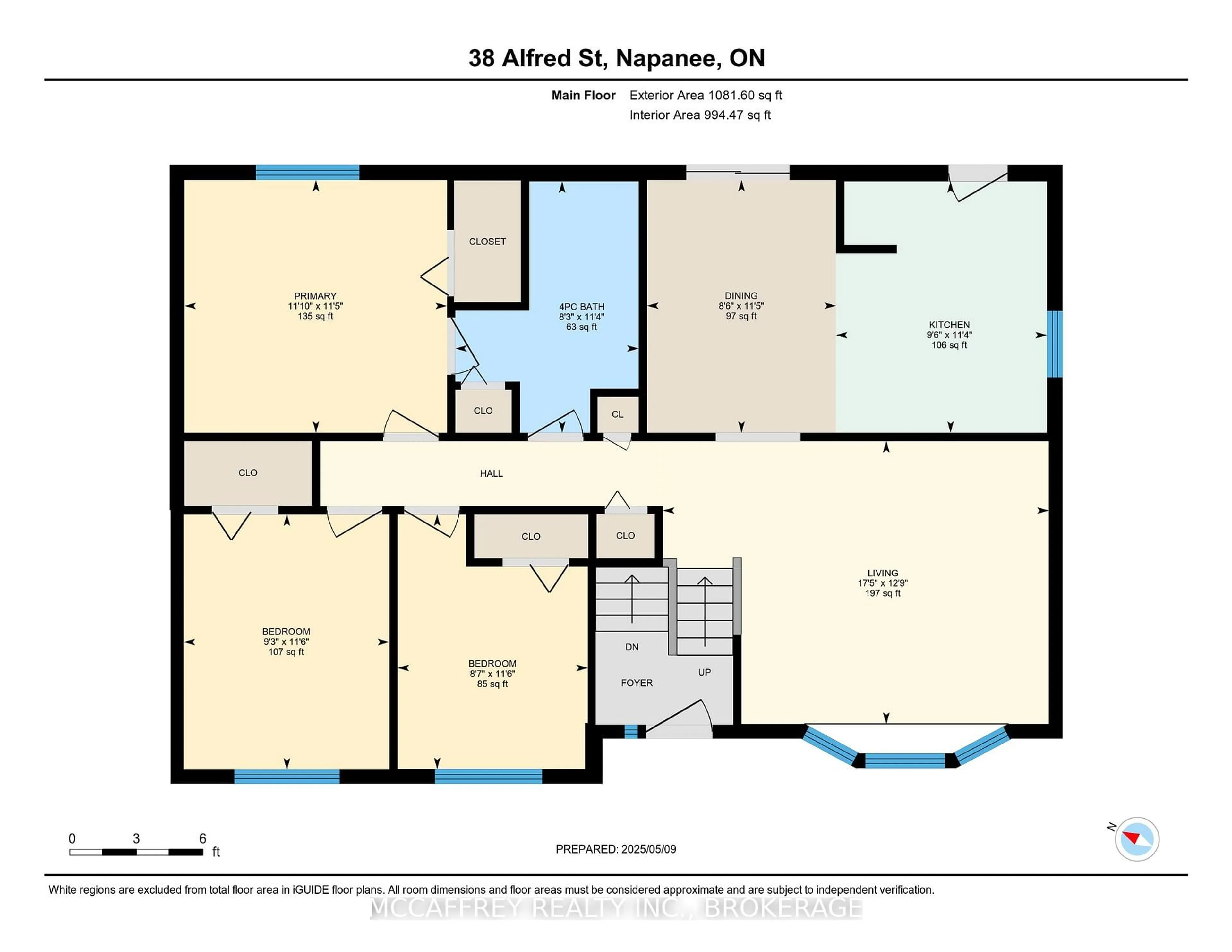 Floor plan for 38 Alfred St, Greater Napanee Ontario K7R 3J1