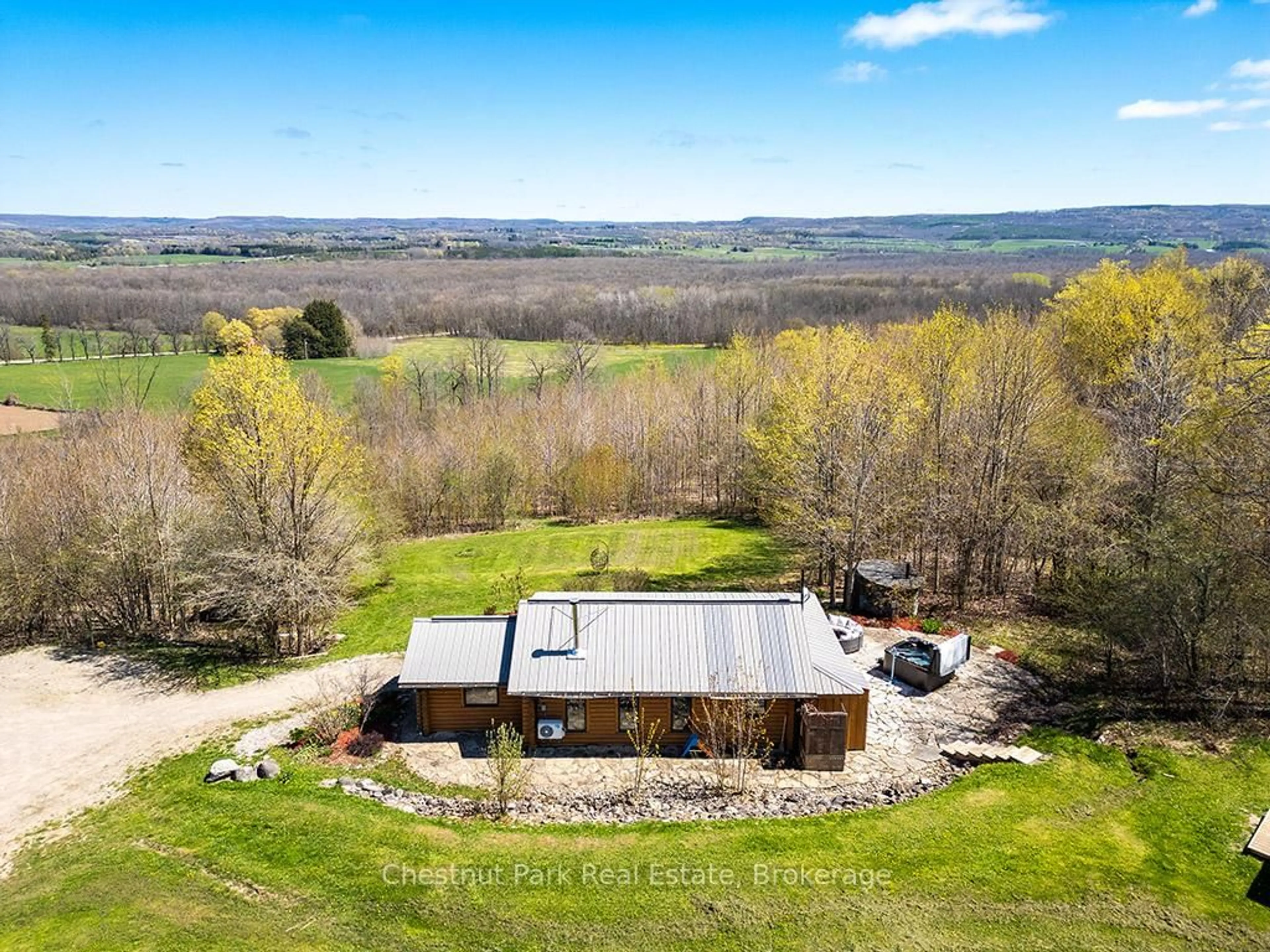 A pic from outside/outdoor area/front of a property/back of a property/a pic from drone, unknown for 316270 3rd Line C N/A, Grey Highlands Ontario N0H 1N0