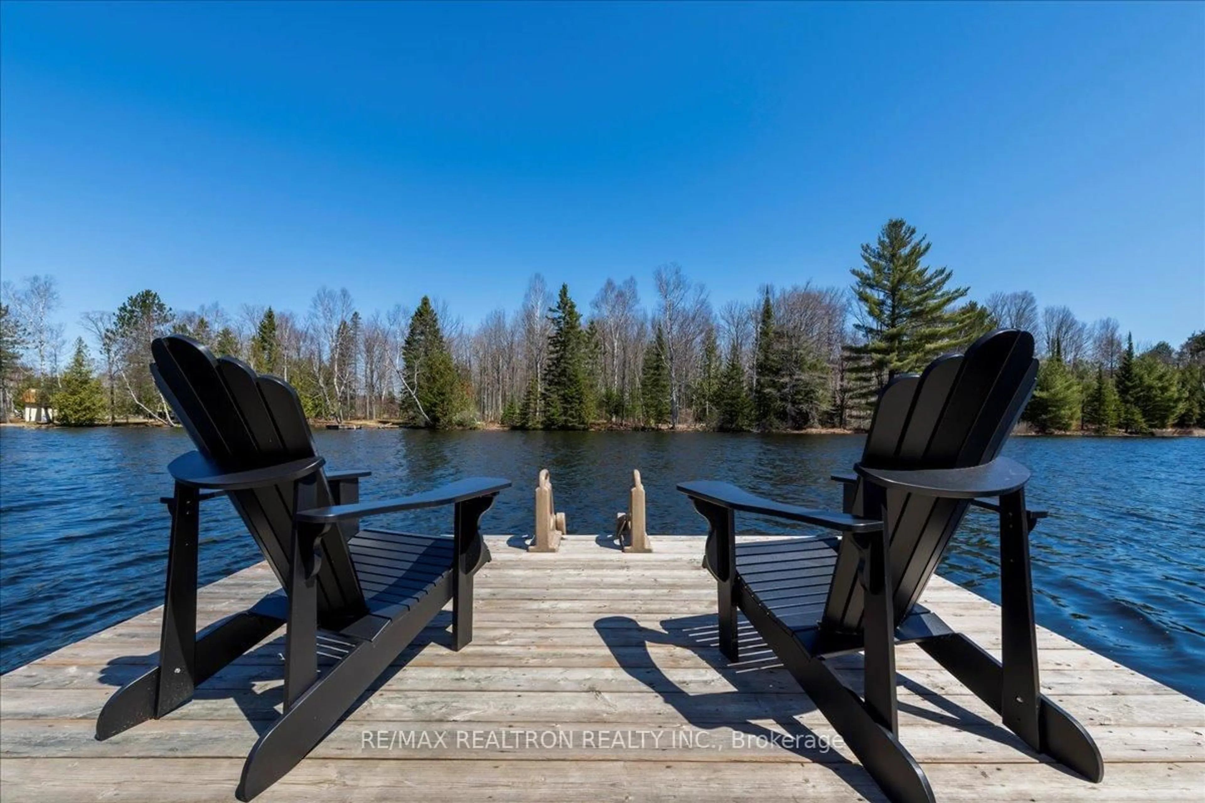 Patio, water/lake/river/ocean view for 1053 Esson Creek Lane, Highlands East Ontario K0L 3C0