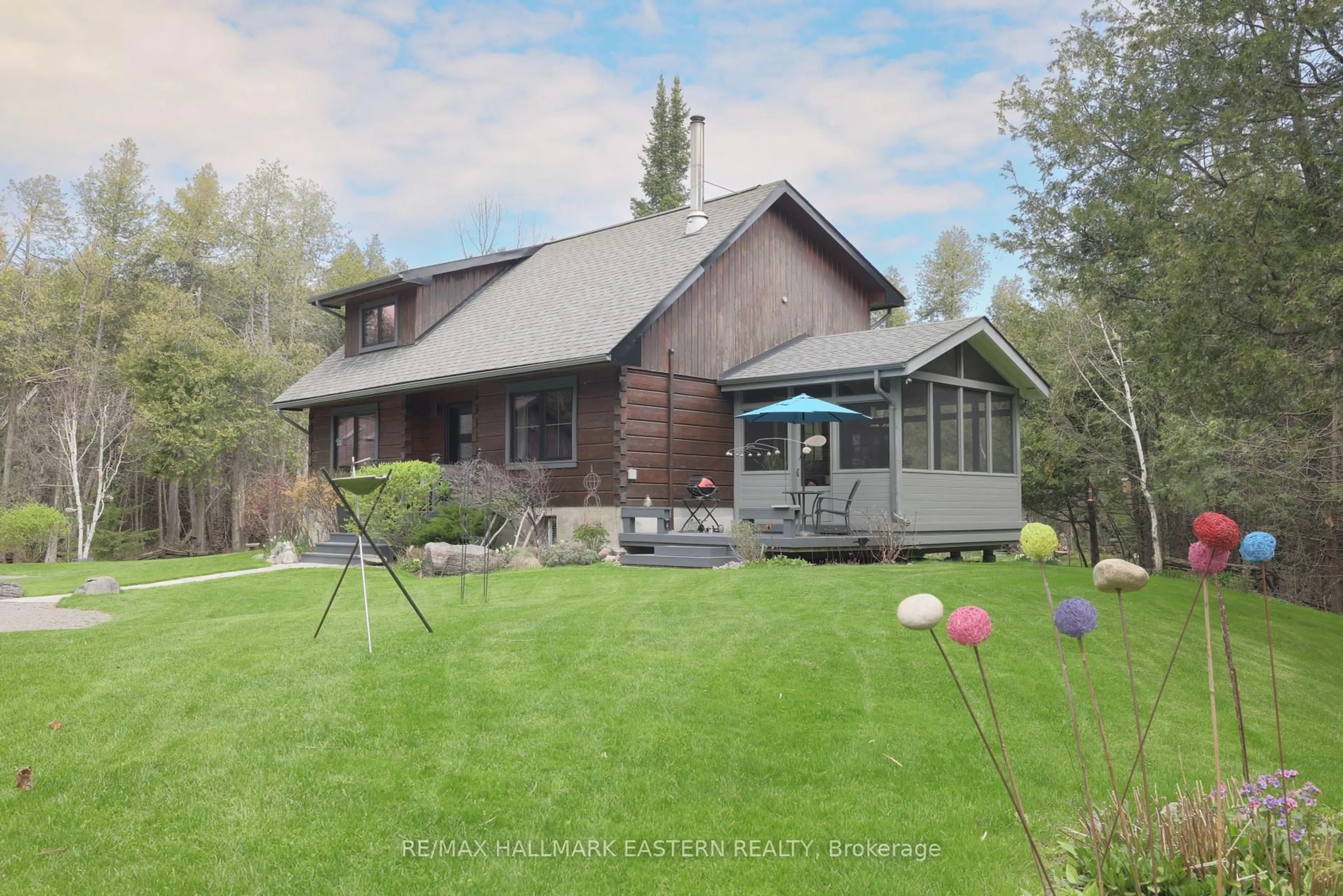 A pic from outside/outdoor area/front of a property/back of a property/a pic from drone, unknown for 1611 COUNTY ROAD 4 N/A, Douro-Dummer Ontario K0L 2H0