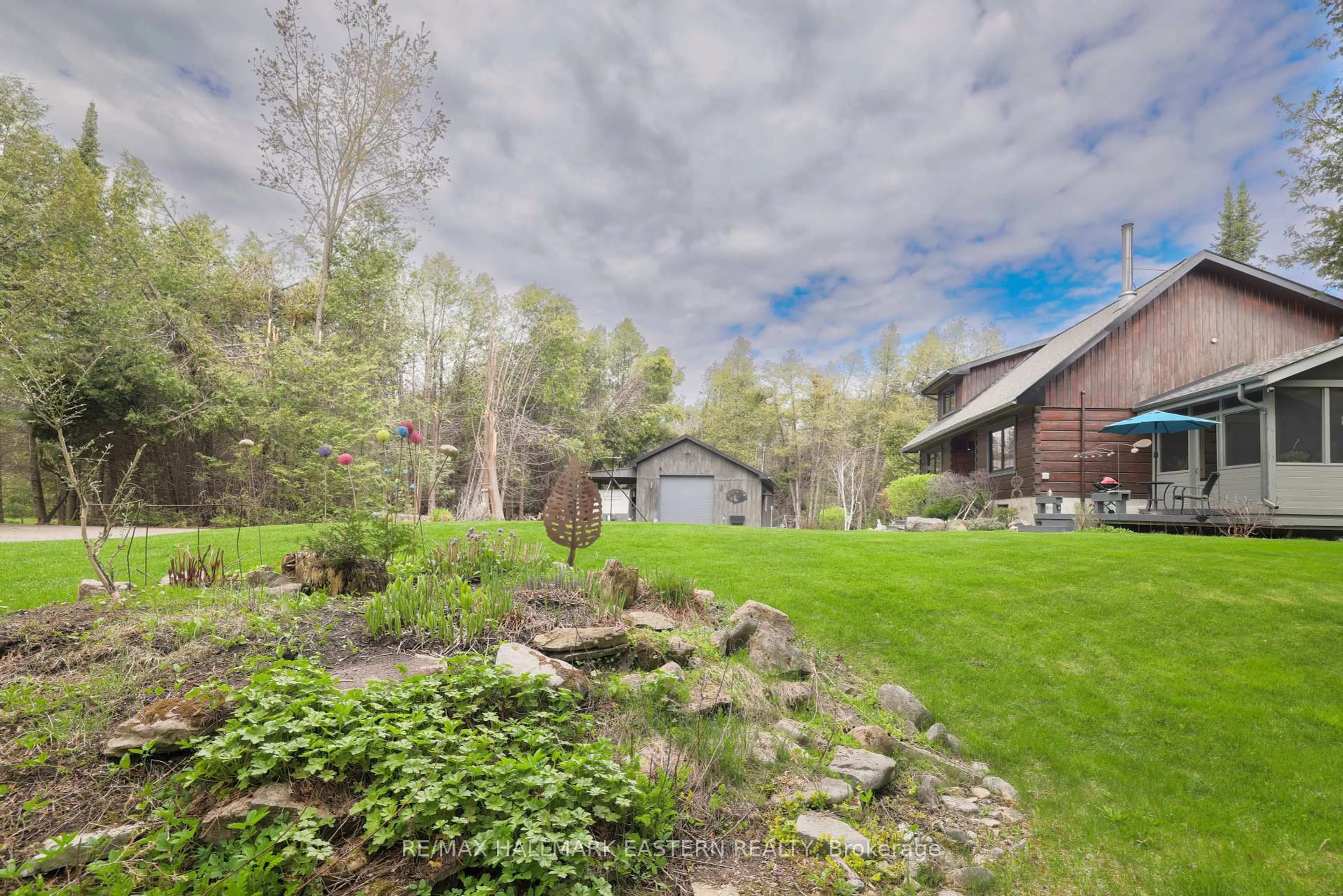 Patio, water/lake/river/ocean view for 1611 COUNTY ROAD 4 N/A, Douro-Dummer Ontario K0L 2H0