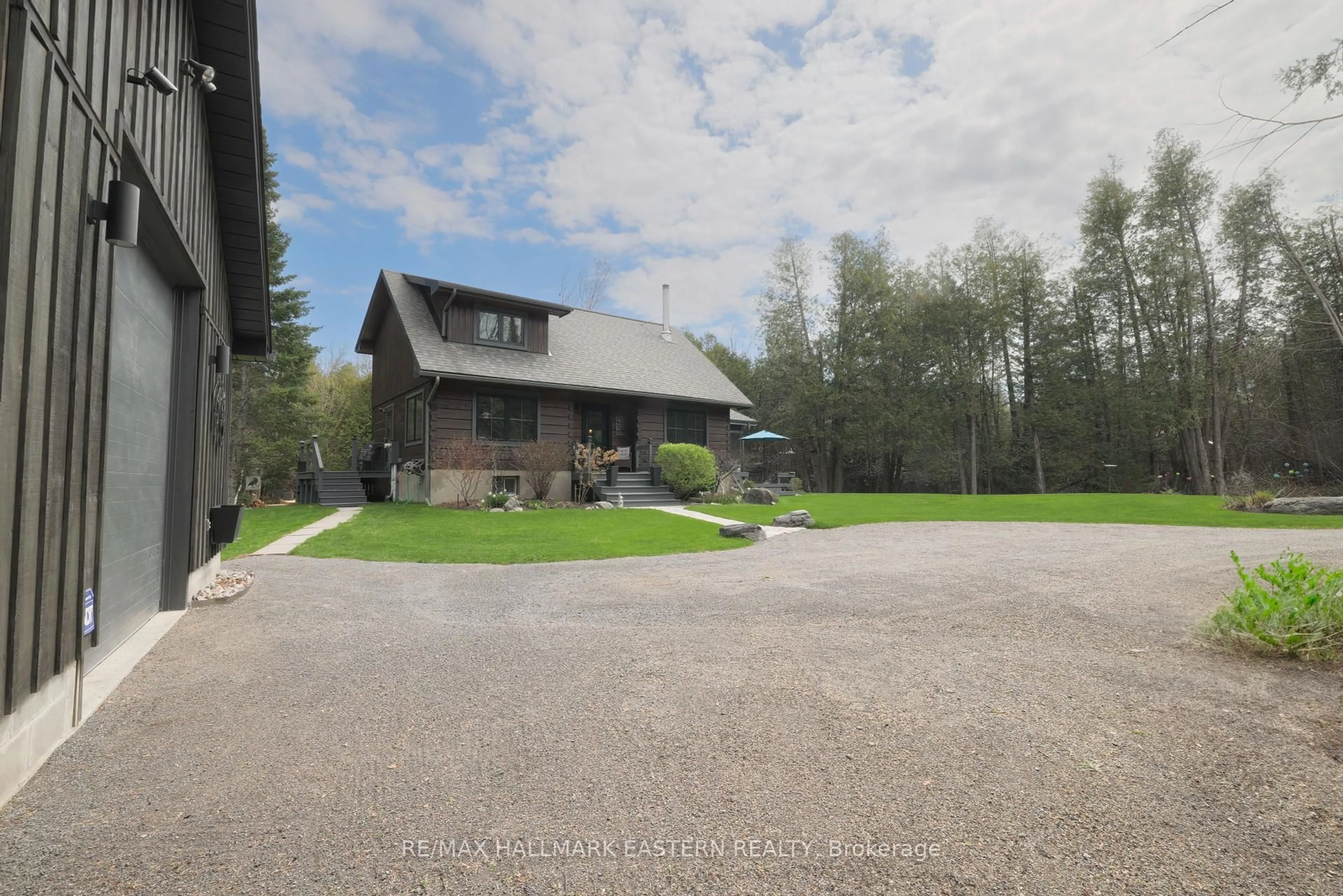 A pic from outside/outdoor area/front of a property/back of a property/a pic from drone, mountain view for 1611 COUNTY ROAD 4 N/A, Douro-Dummer Ontario K0L 2H0
