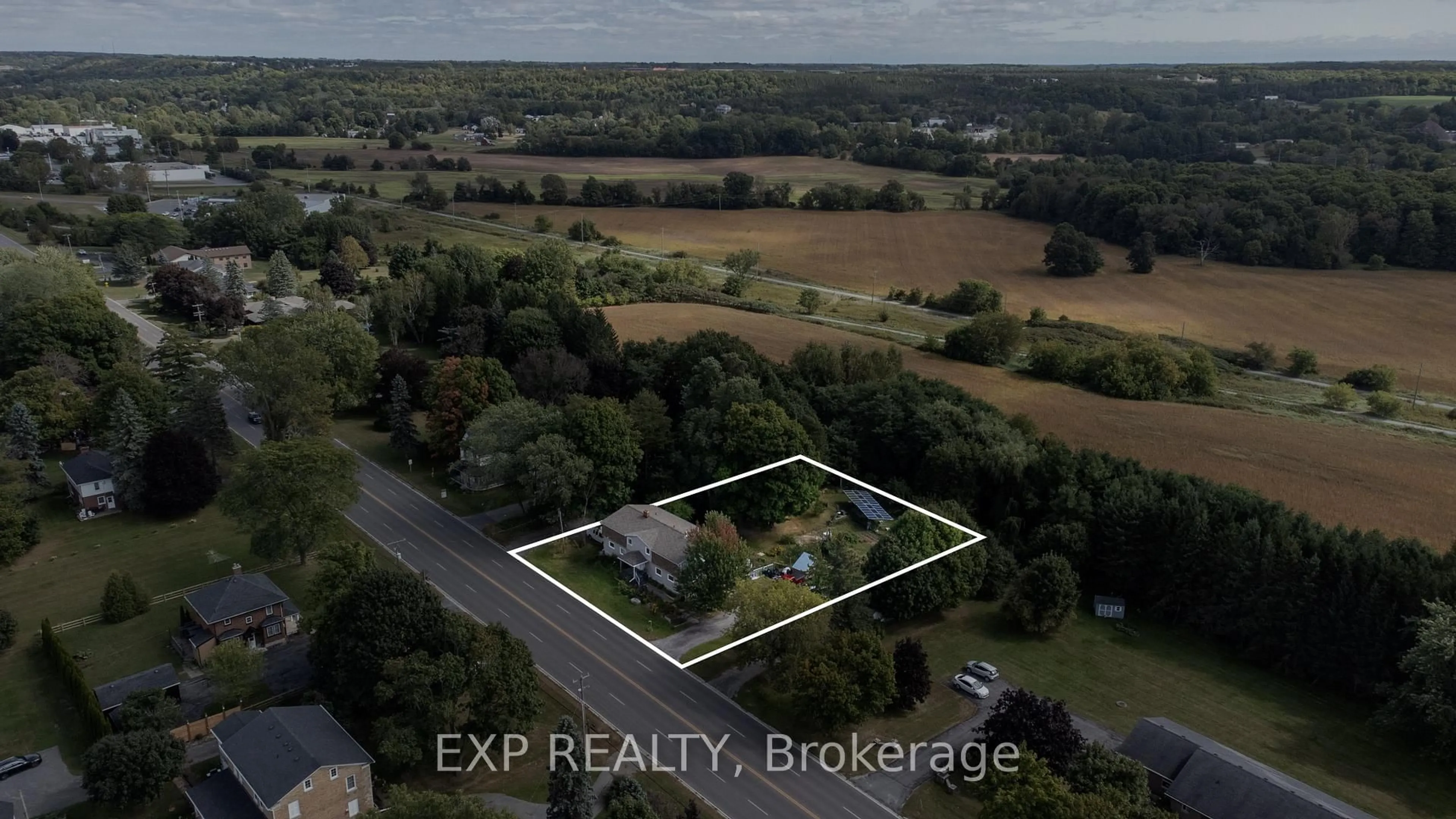 A pic from outside/outdoor area/front of a property/back of a property/a pic from drone, building for 13445 Loyalist Pkwy, Prince Edward County Ontario K0K 2T0
