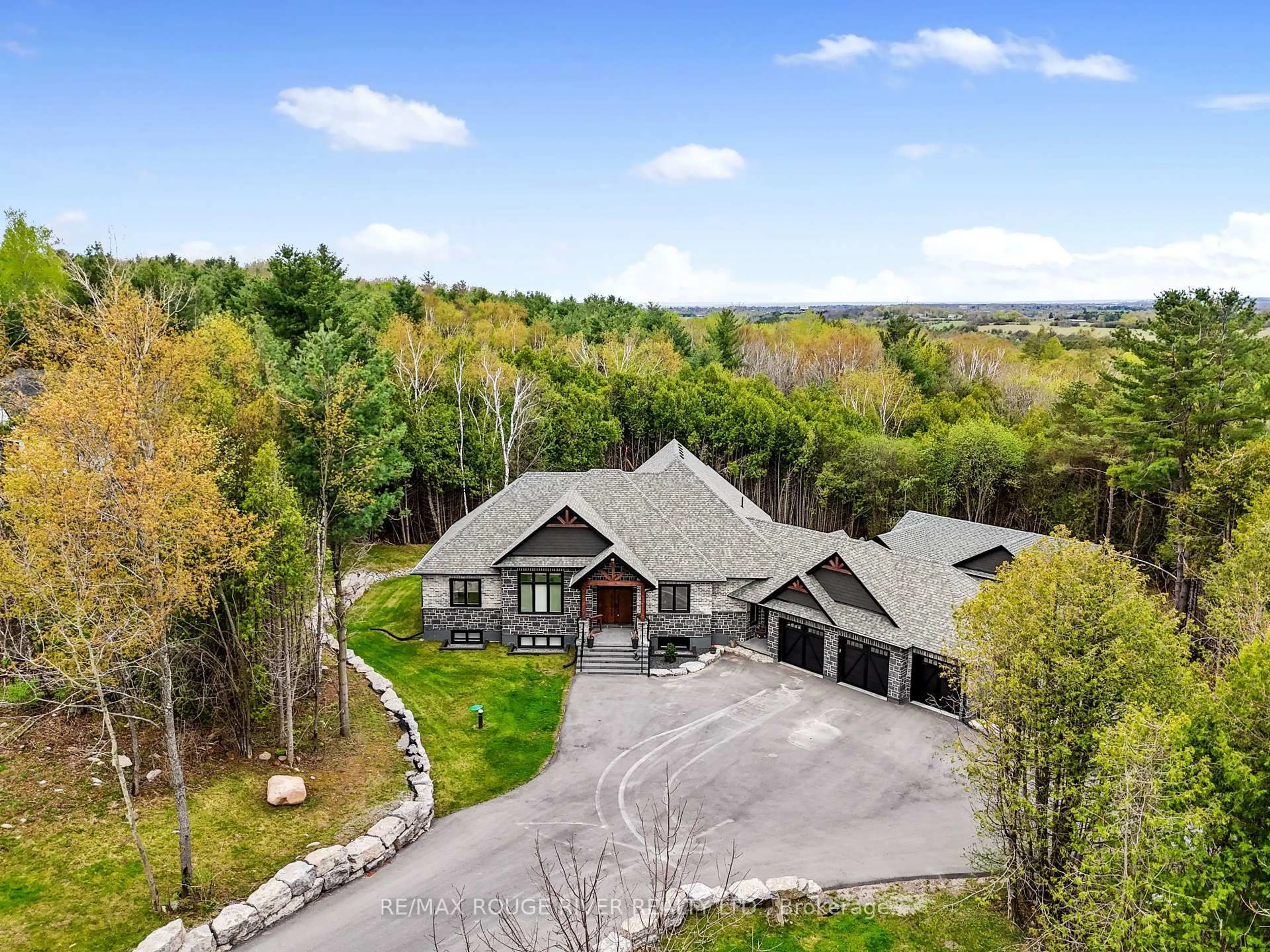 A pic from outside/outdoor area/front of a property/back of a property/a pic from drone, mountain view for 2006 Hill 60 Rd, Cobourg Ontario K9A 4J8