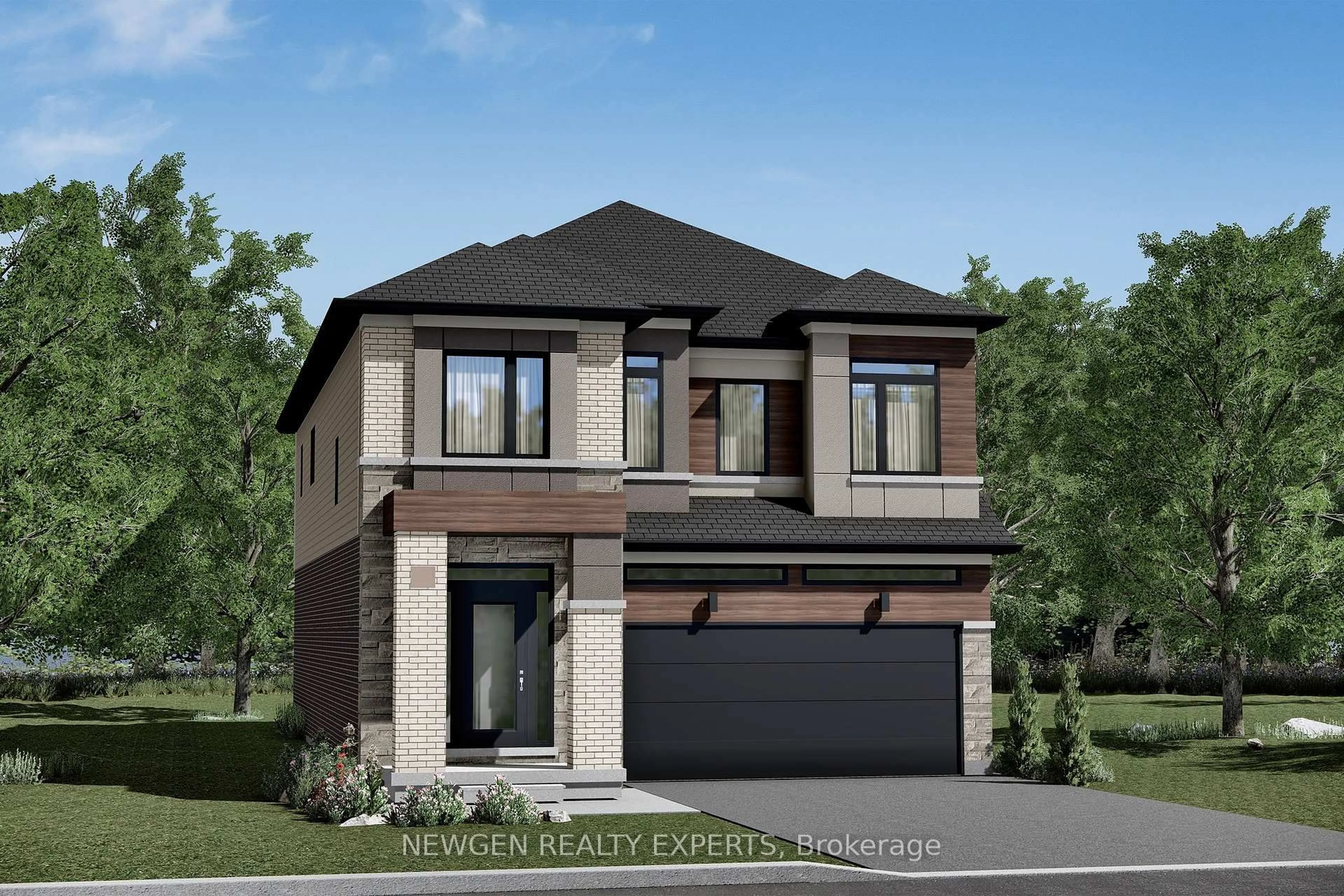 Home with brick exterior material, street for 34 McKernen Ave, Brantford Ontario N3R 1J2