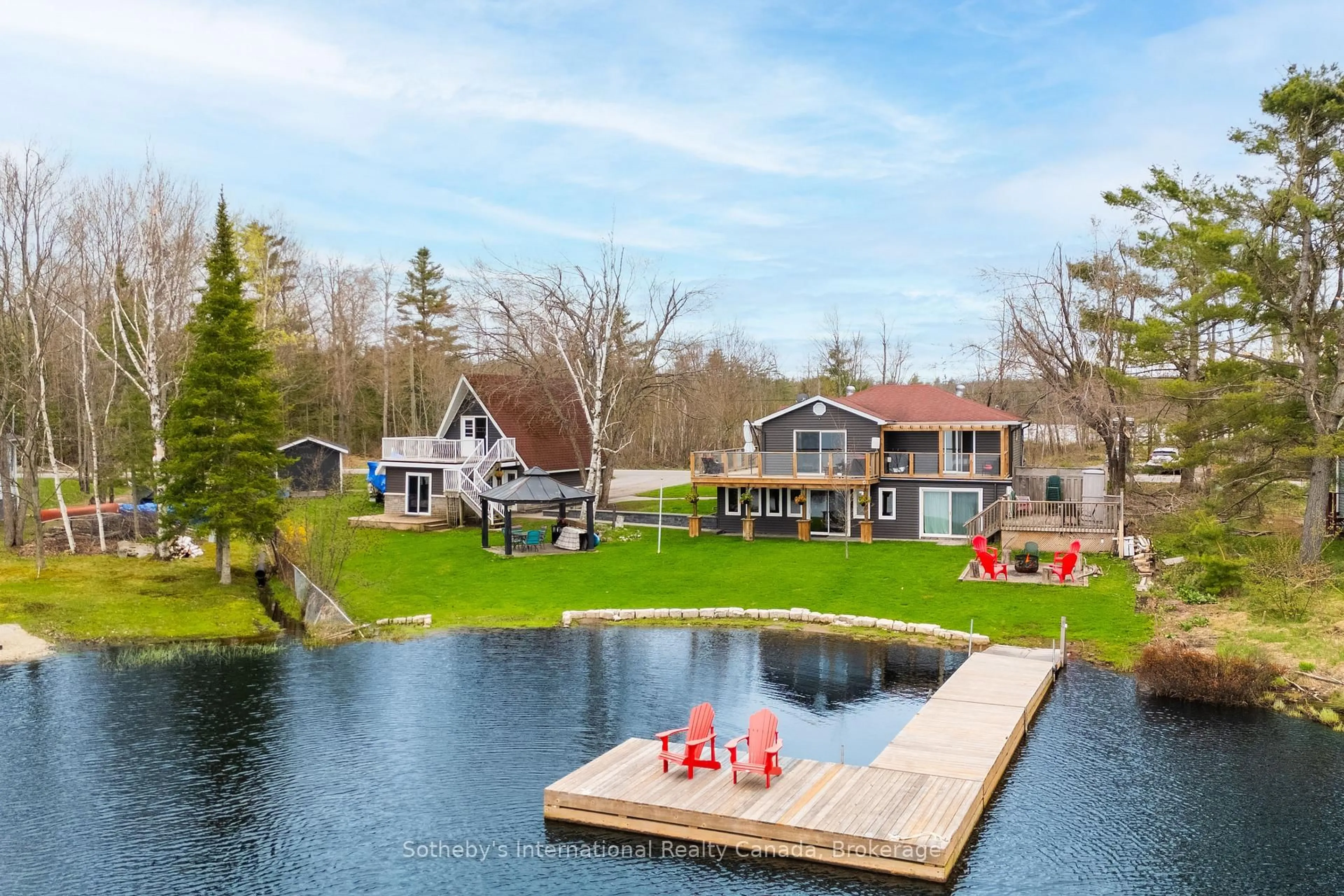 Patio, water/lake/river/ocean view for 1041 Conservation Rd, Gravenhurst Ontario P1P 1R3