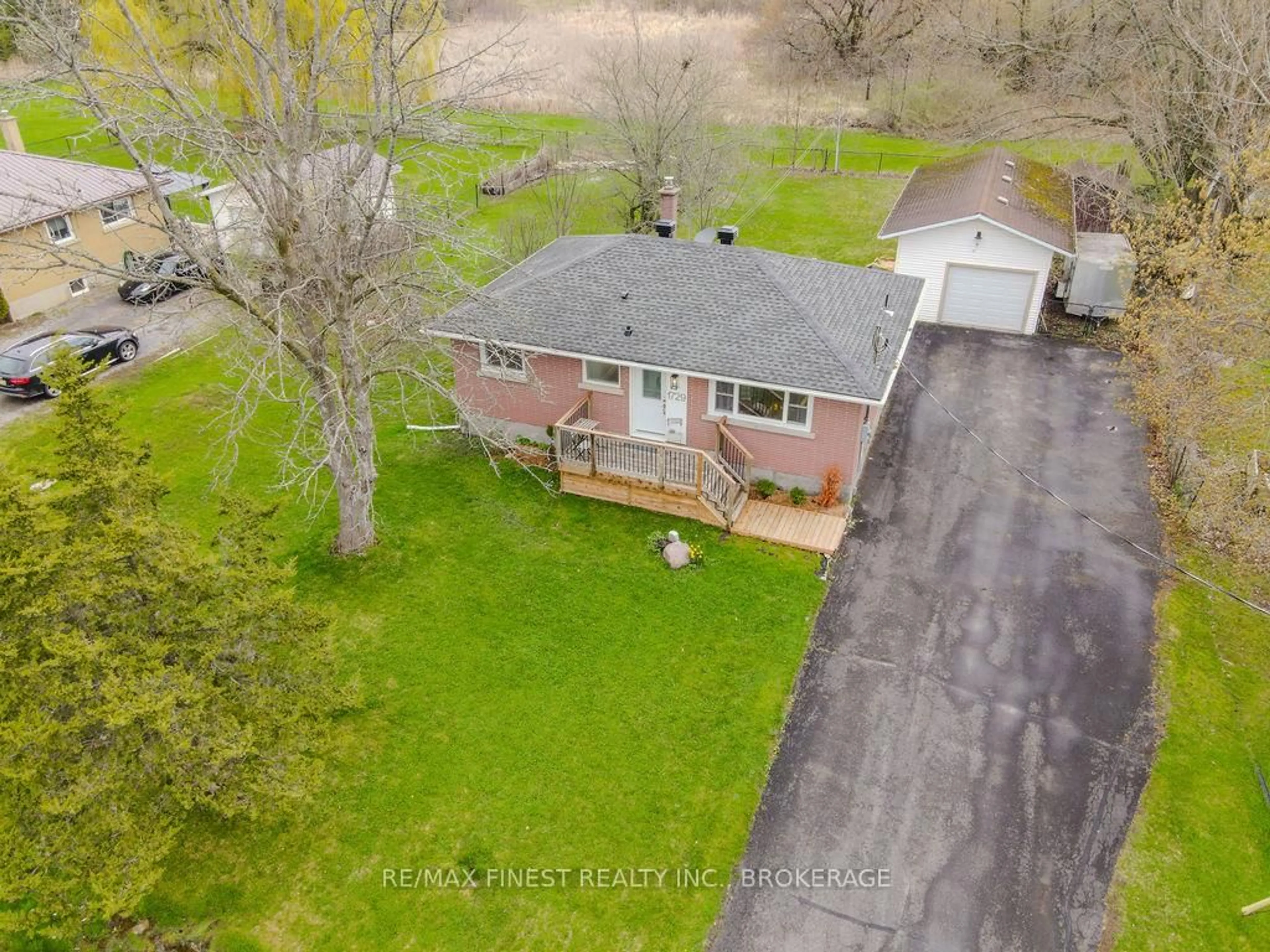 A pic from outside/outdoor area/front of a property/back of a property/a pic from drone, water/lake/river/ocean view for 1729 Marian Cres, Kingston Ontario K7L 5H6
