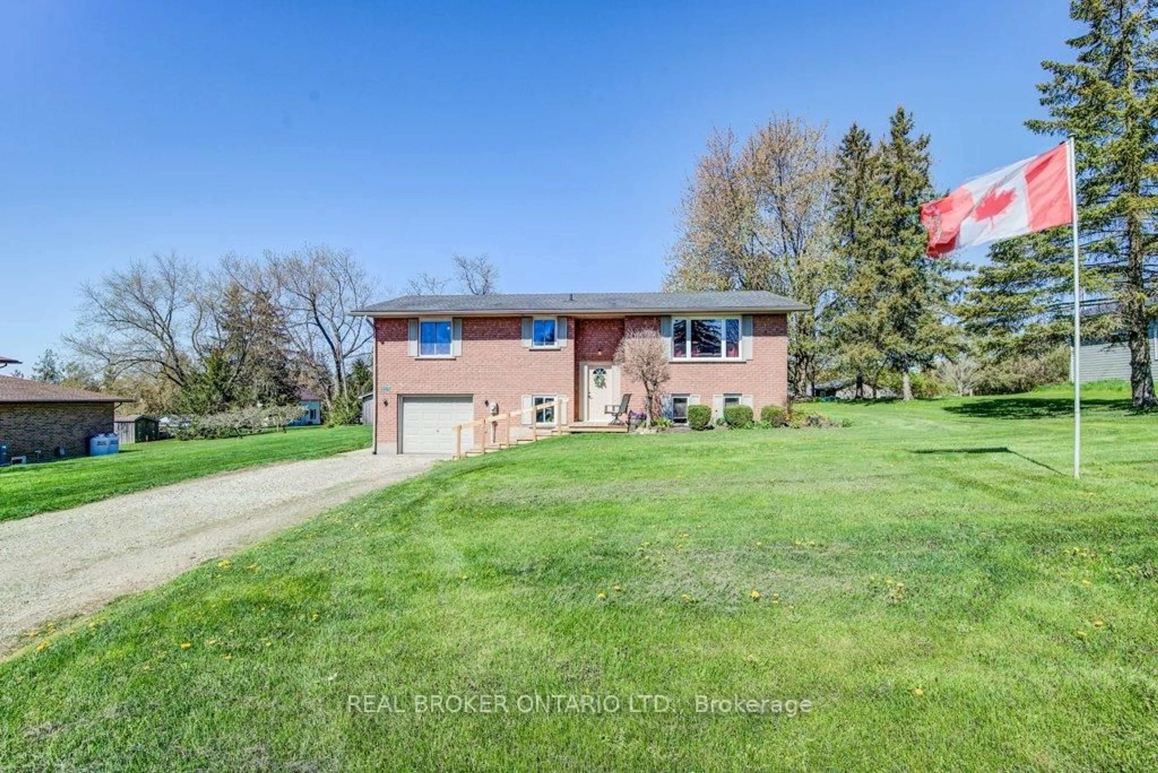 A pic from outside/outdoor area/front of a property/back of a property/a pic from drone, water/lake/river/ocean view for 5478 BROWN Street N/A, Perth East Ontario N0B 2T0