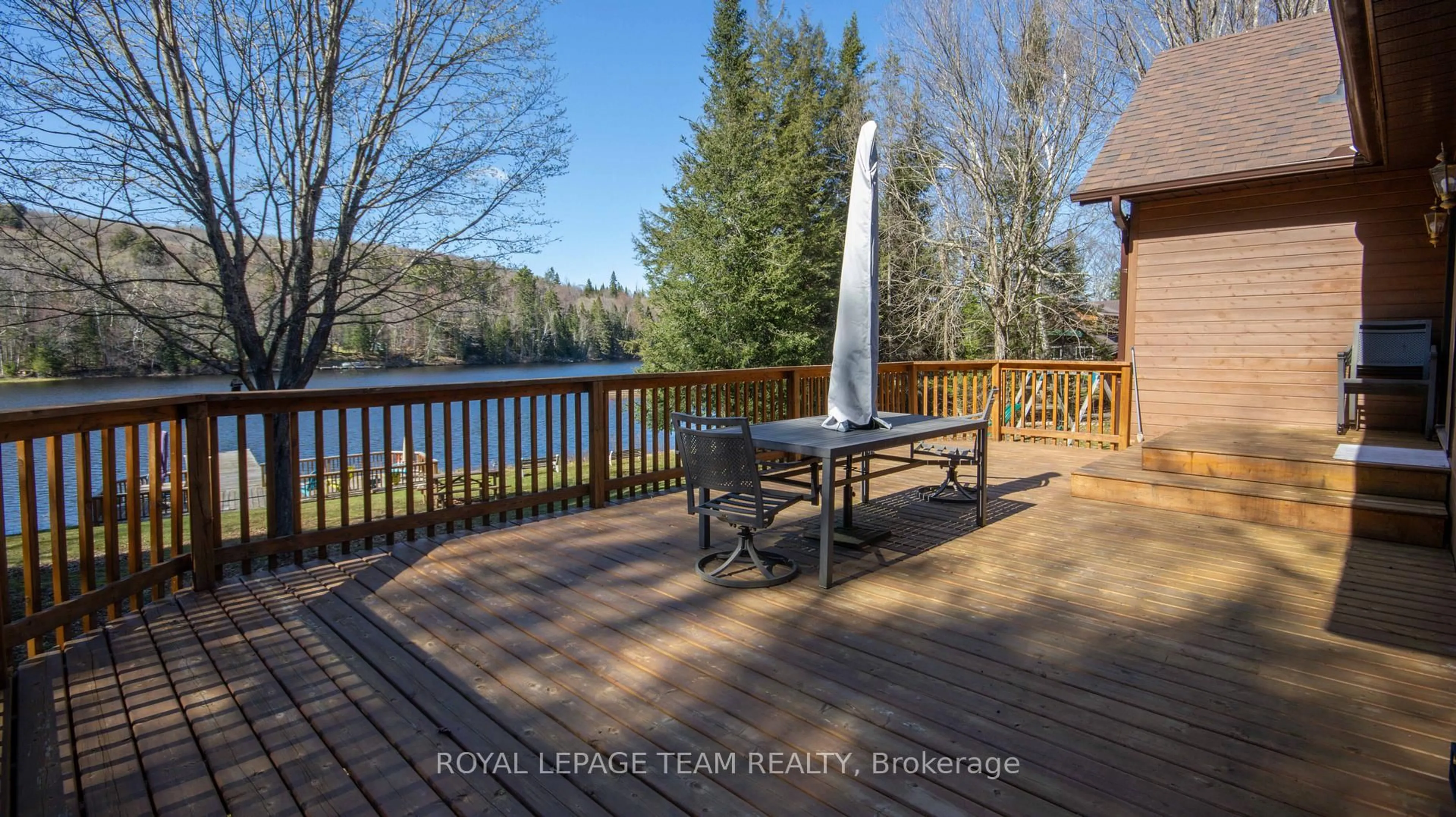 Patio, water/lake/river/ocean view for 1170A Dam Rd, Bancroft Ontario K0L 1C0