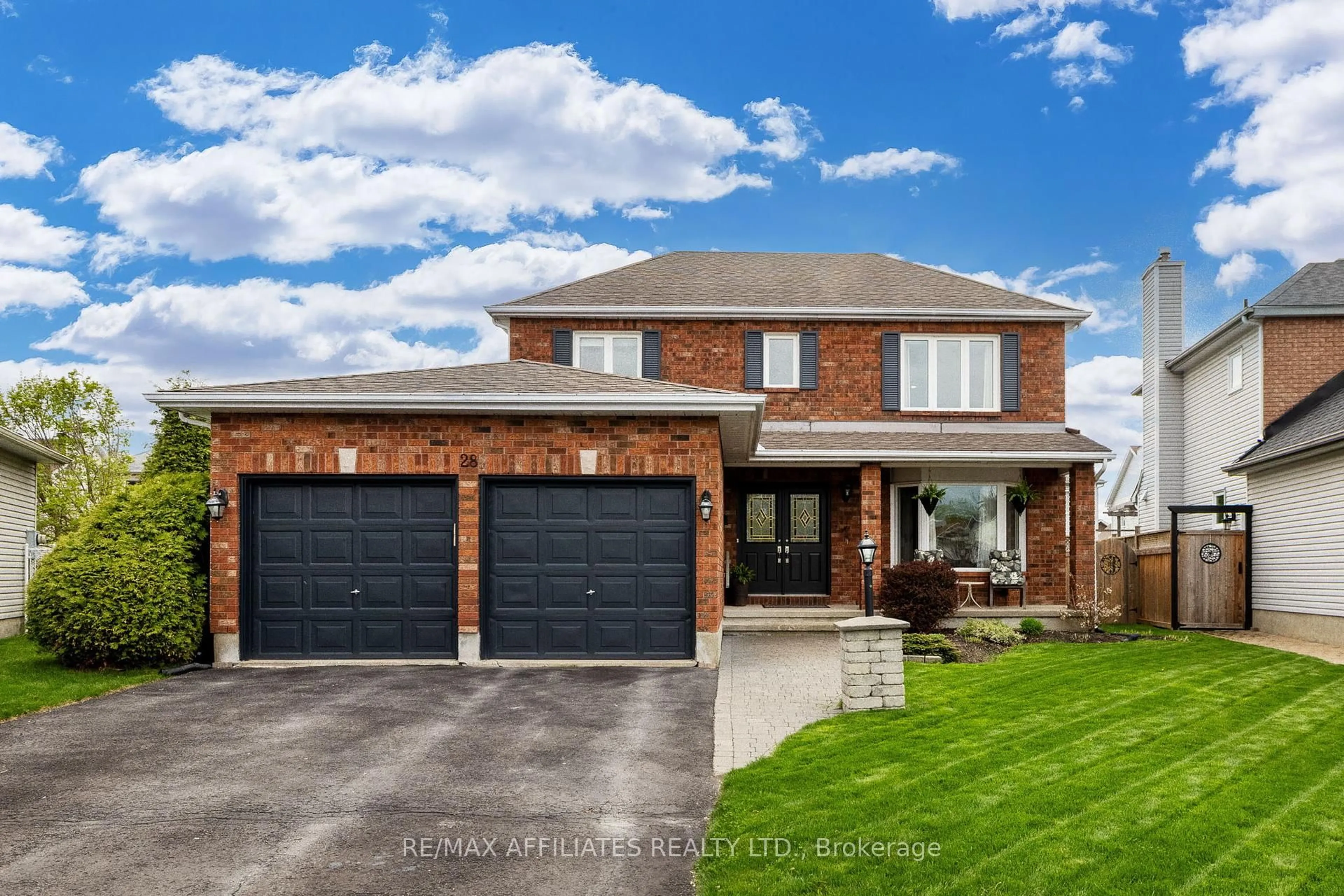 Home with brick exterior material, street for 28 Sarrazin Way, Ottawa Ontario K2J 4A5