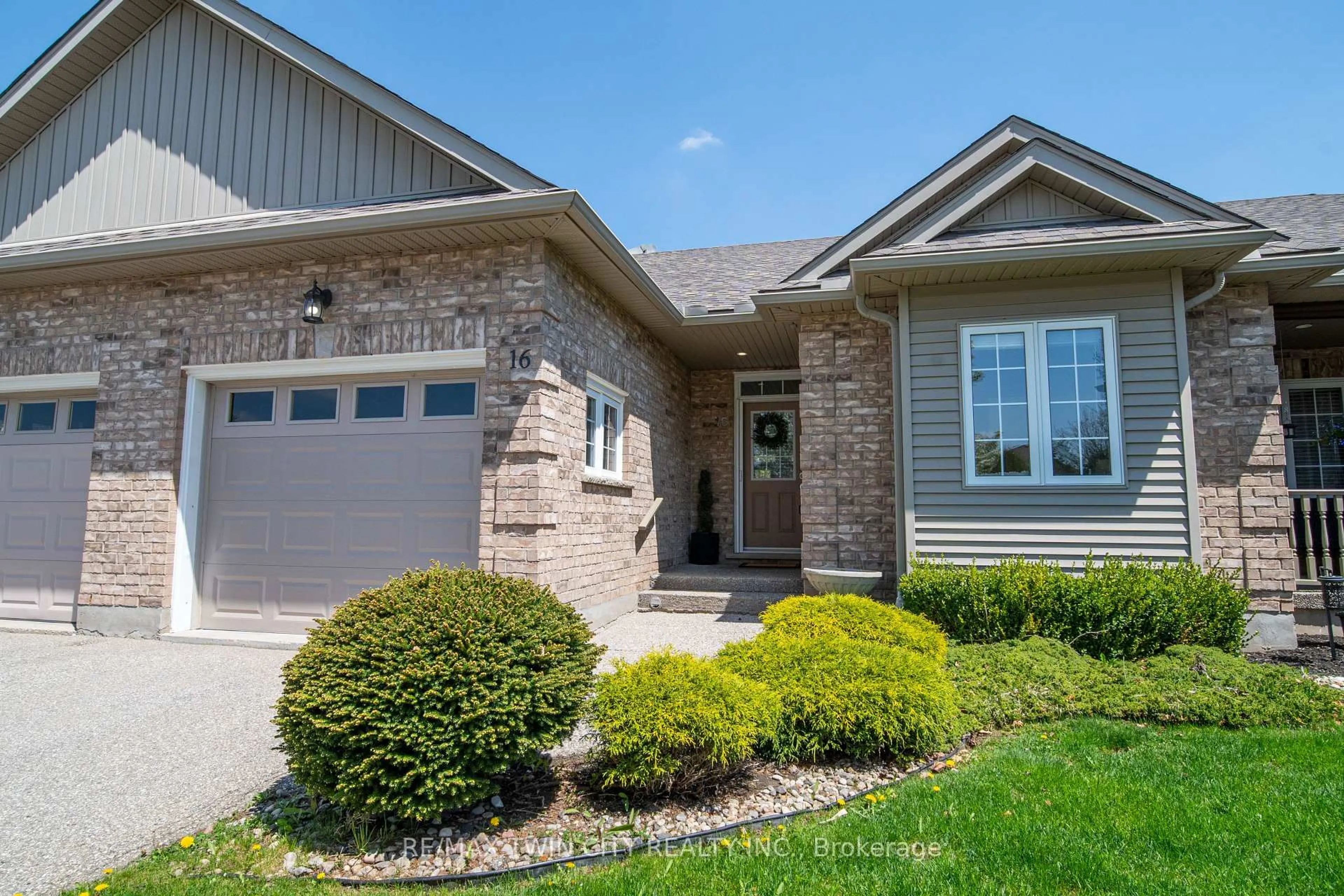 Home with brick exterior material, street for 149 Laschinger Blvd #16, Wilmot Ontario N3A 4R9