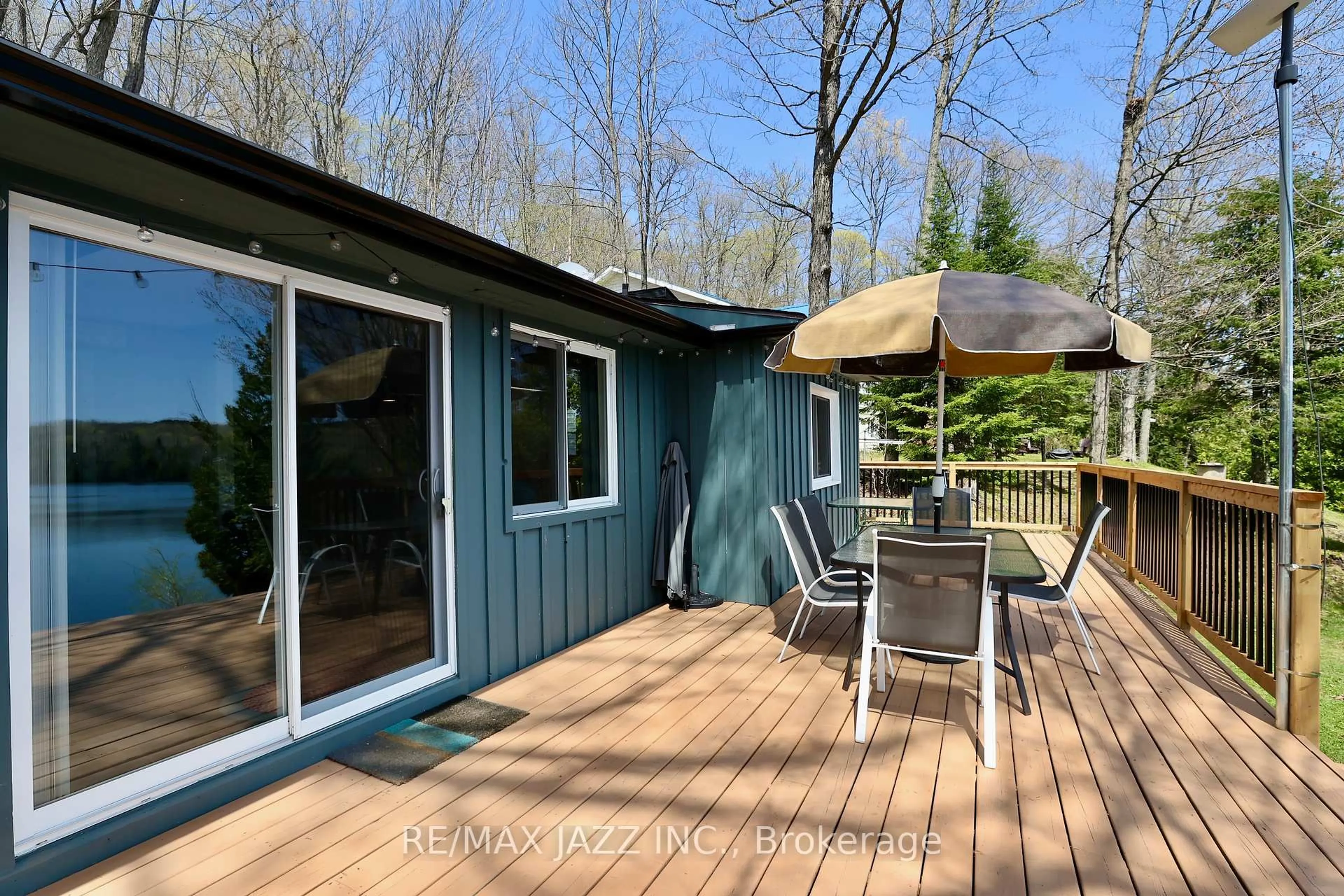 Patio, water/lake/river/ocean view for 8 Willys Lane, Palmer Rapids Ontario K0J 2E0