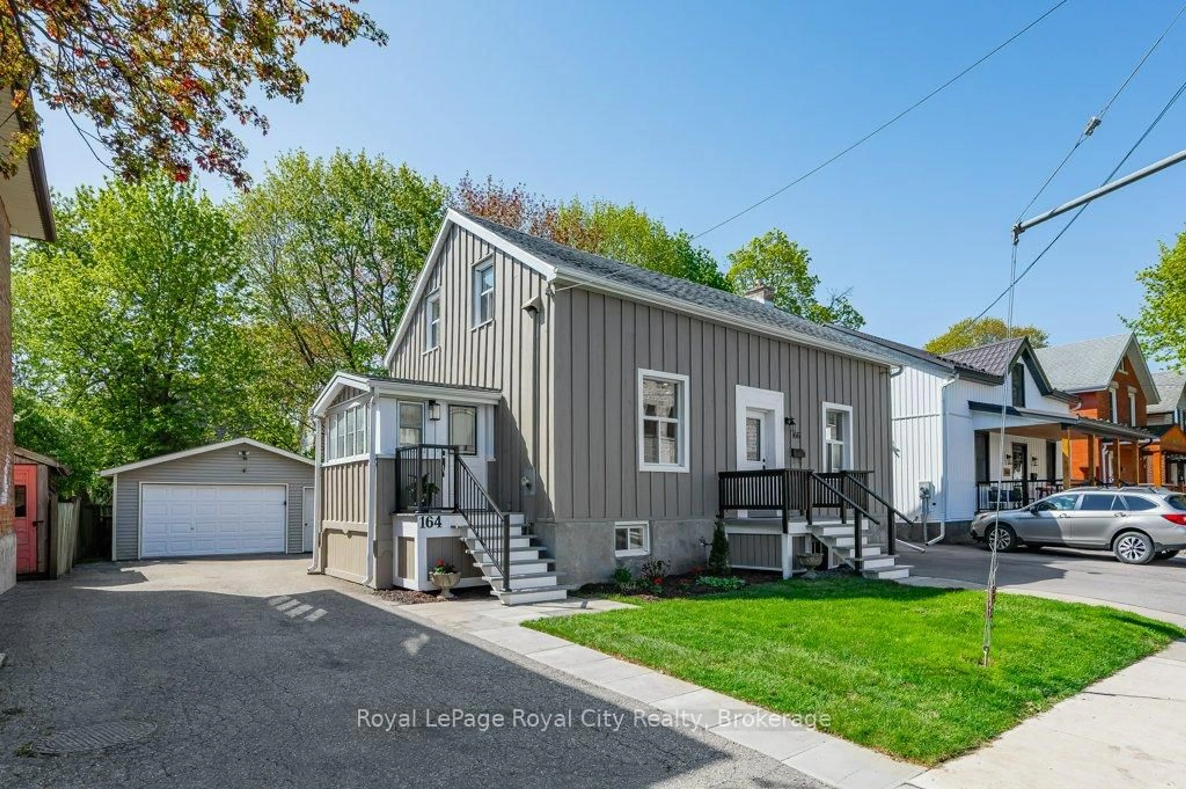 Home with vinyl exterior material, street for 164 Suffolk St, Guelph Ontario N1H 2J8