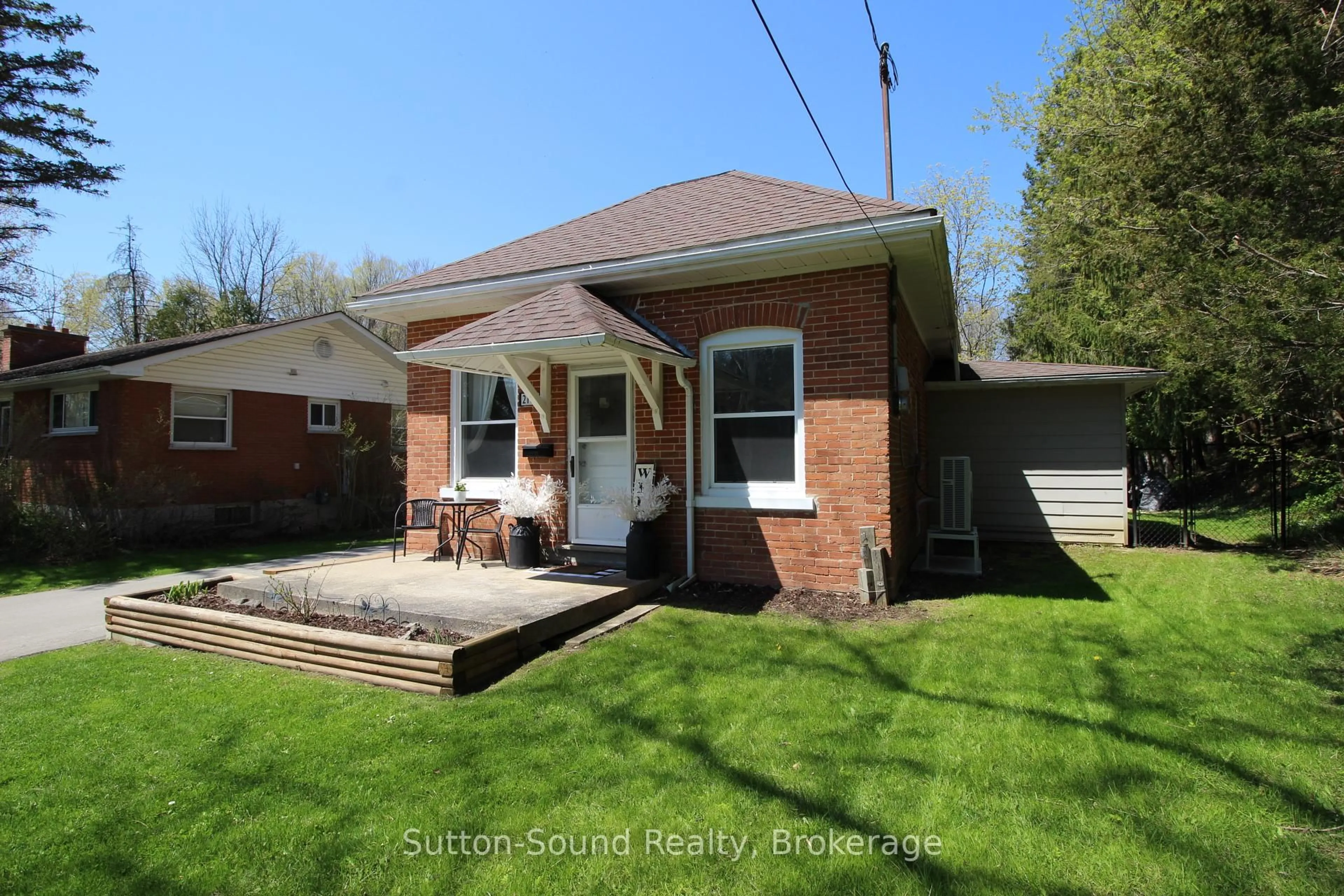 Home with brick exterior material, street for 2168 6th Ave, Owen Sound Ontario N4K 5J3