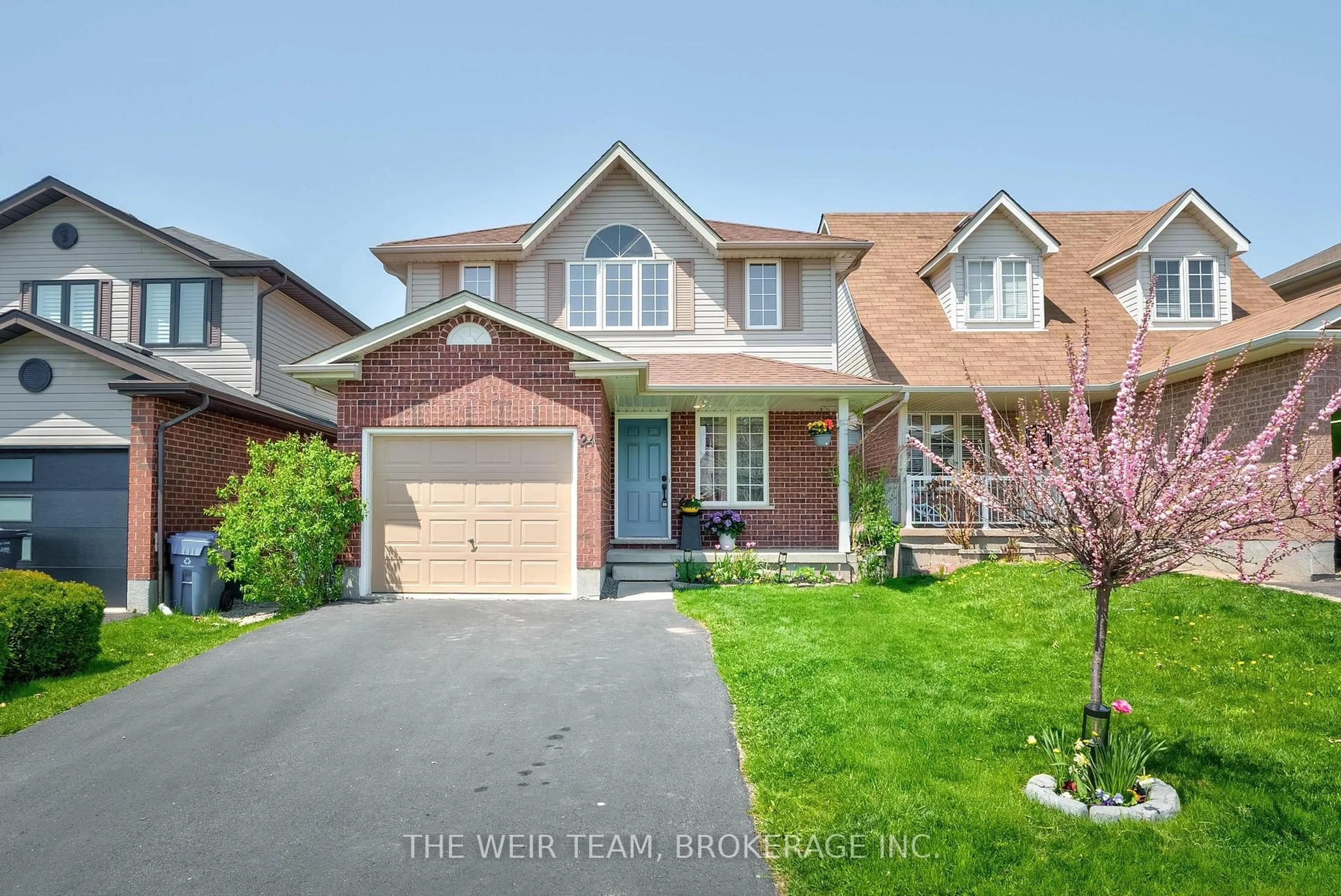 Home with brick exterior material, street for 24 Maude Lane, Guelph Ontario N1E 0G3