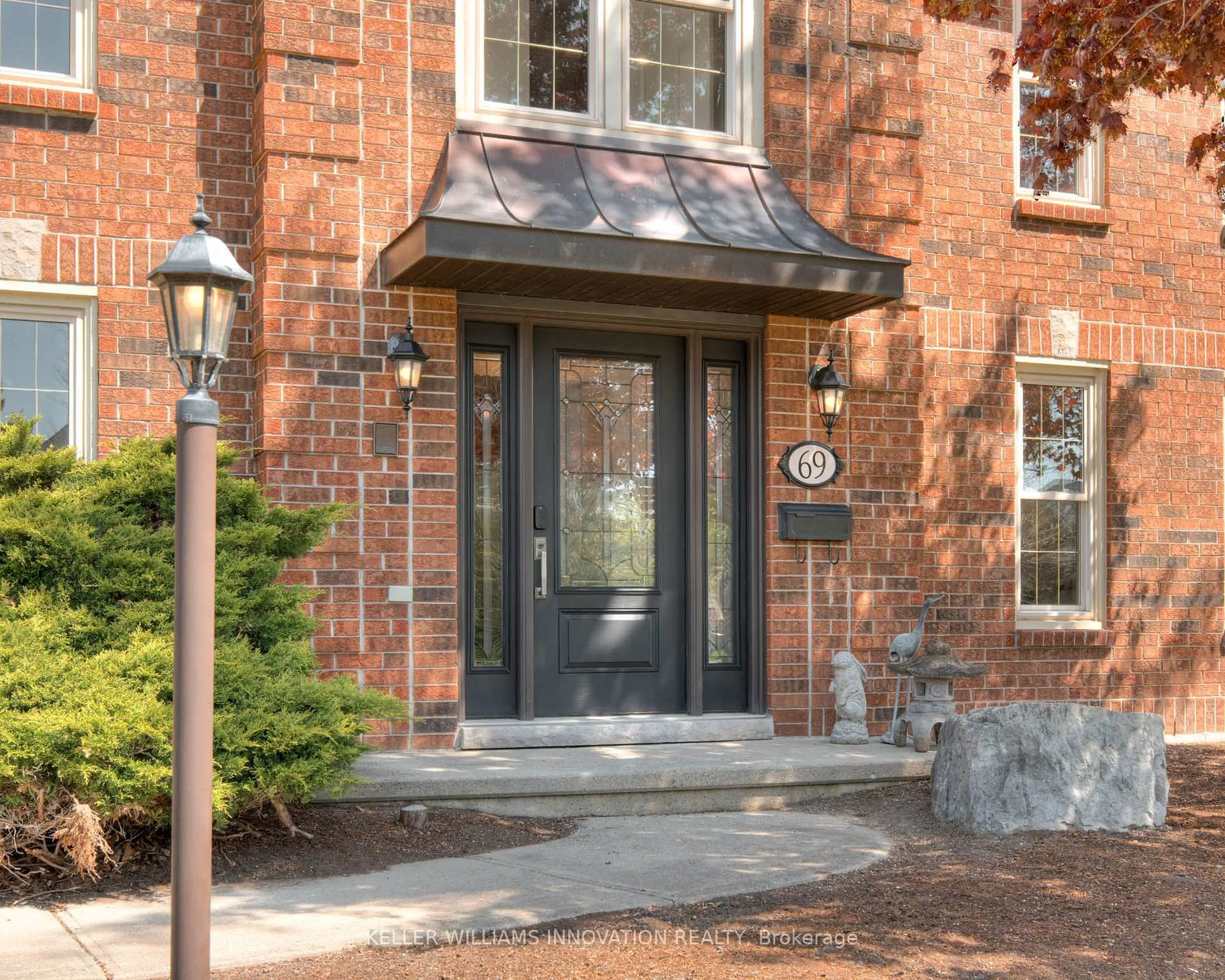 Home with brick exterior material, street for 69 Manitoulin Cres, Kitchener Ontario N2A 3H6