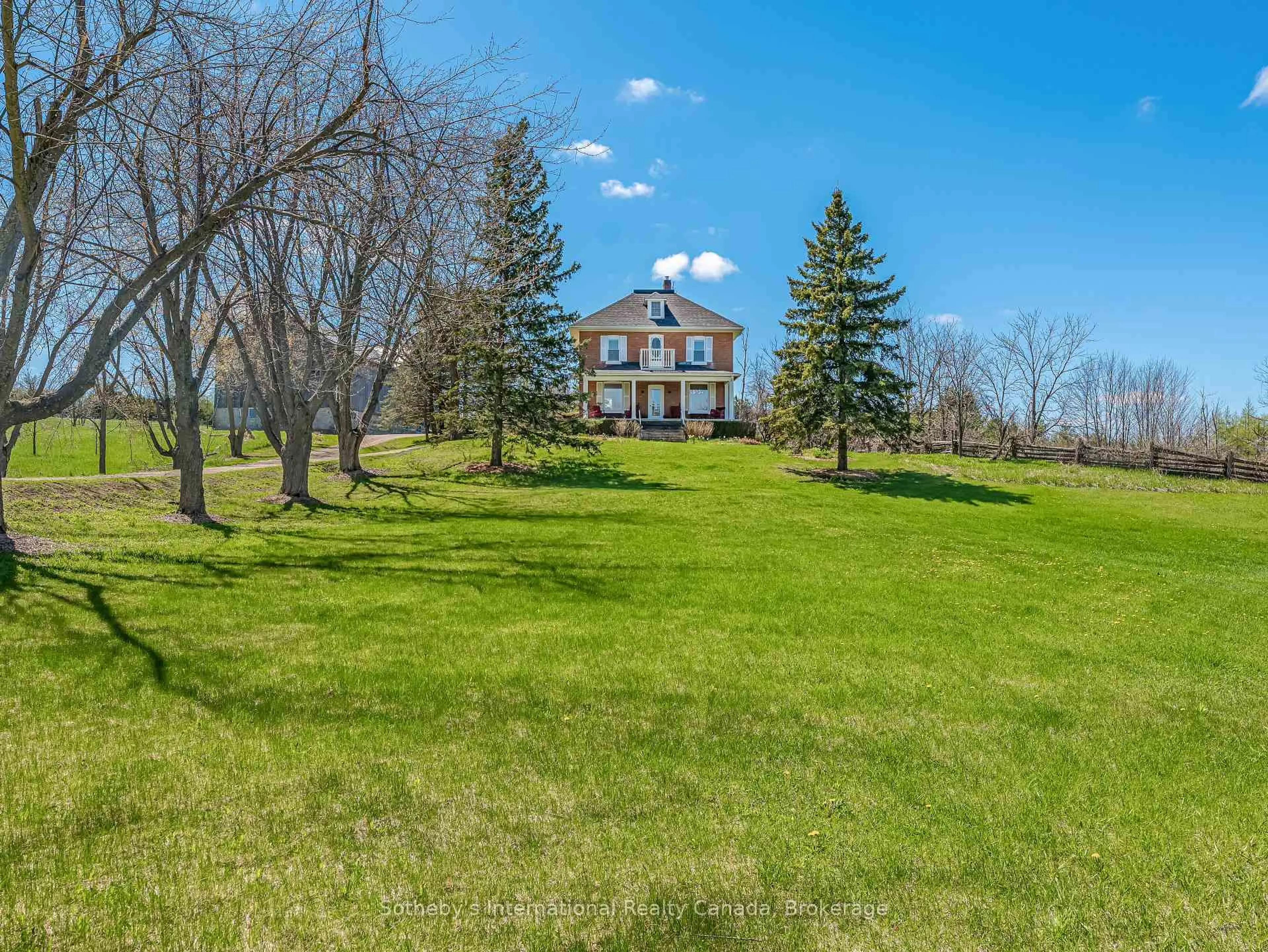 A pic from outside/outdoor area/front of a property/back of a property/a pic from drone, unknown for 717218 1st Line, Mulmur Ontario L9V 0G2