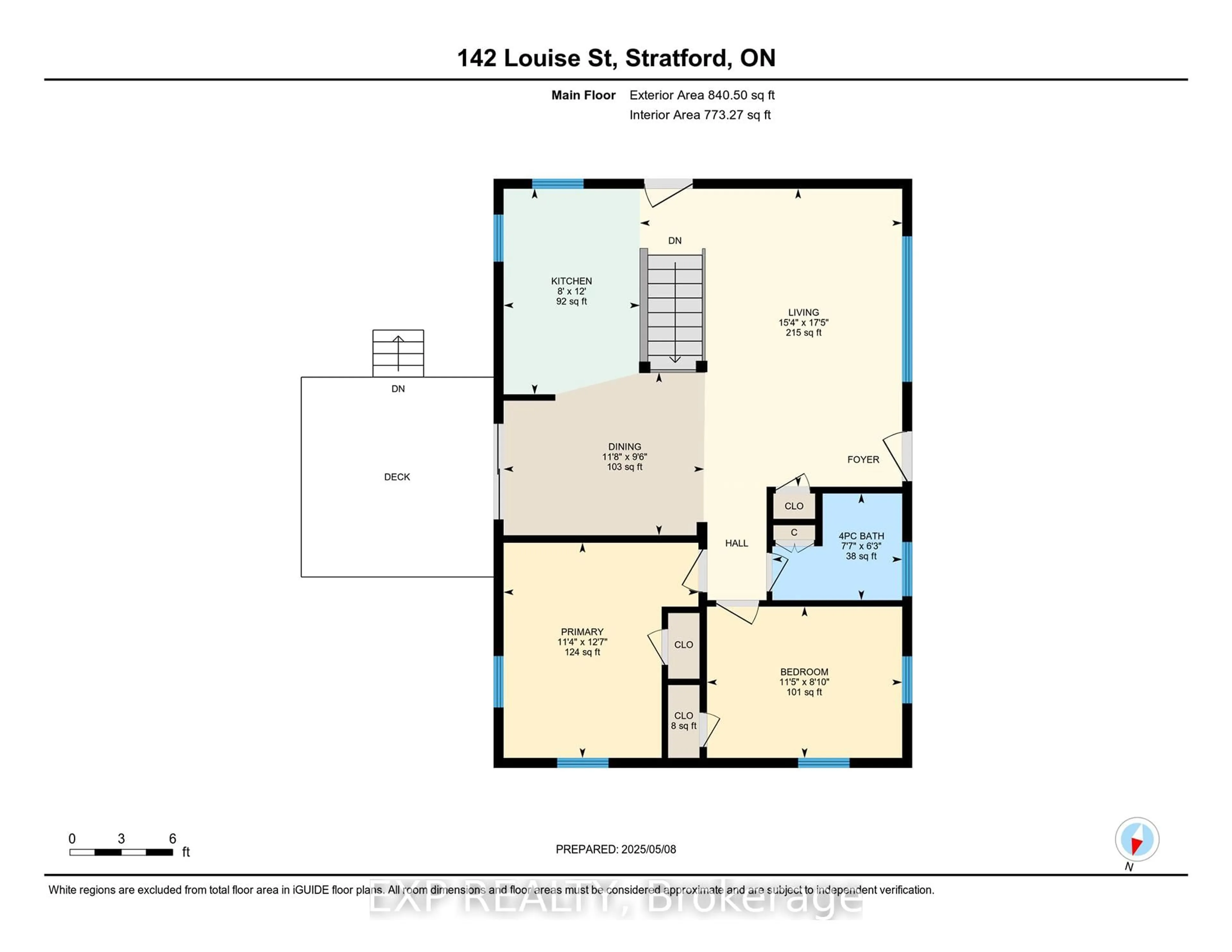 Floor plan for 142 Louise St, Stratford Ontario N5A 2E5