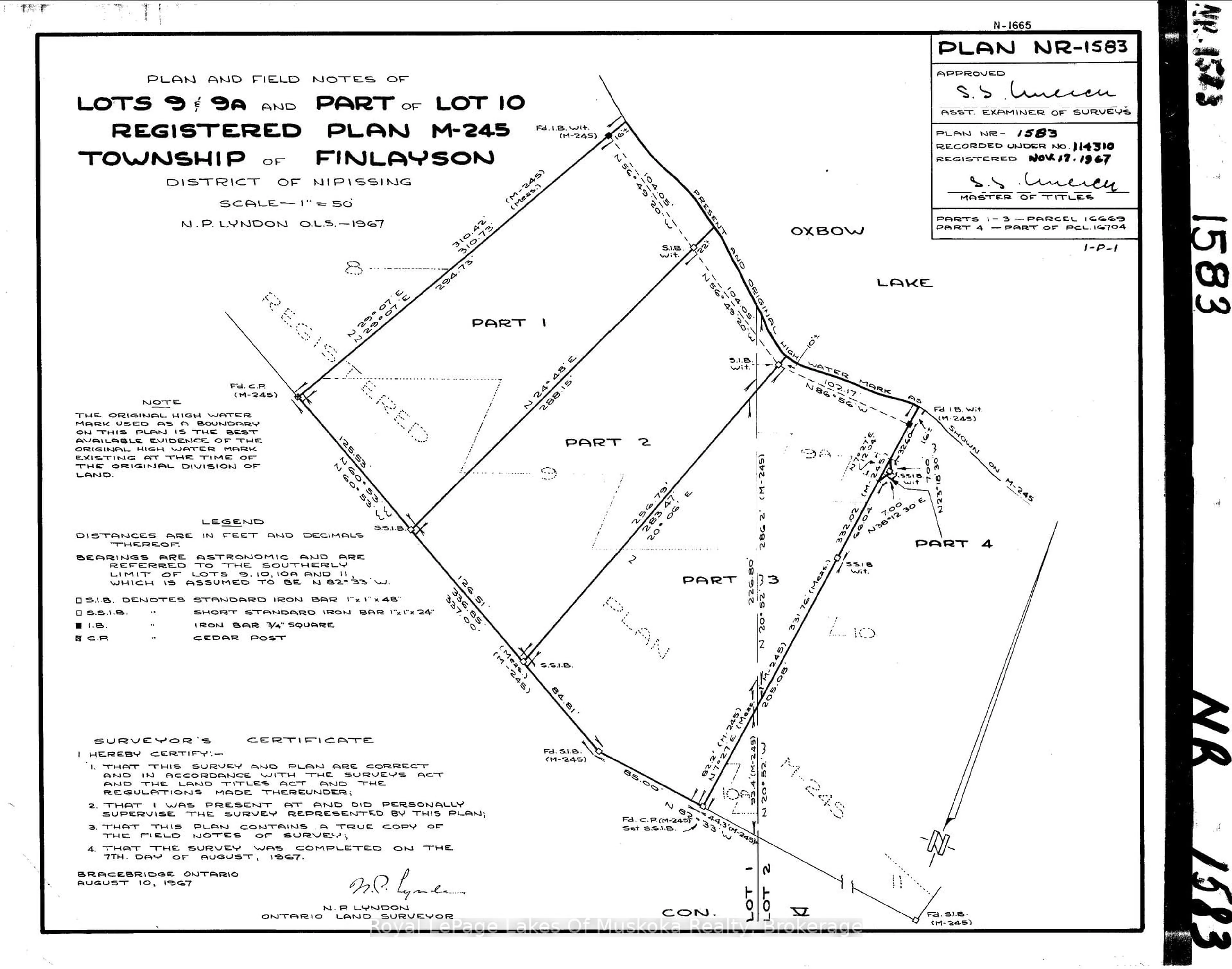 Floor plan for 1363 WEST OXBOW LAKE Rd, Lake of Bays Ontario P1H 2J6